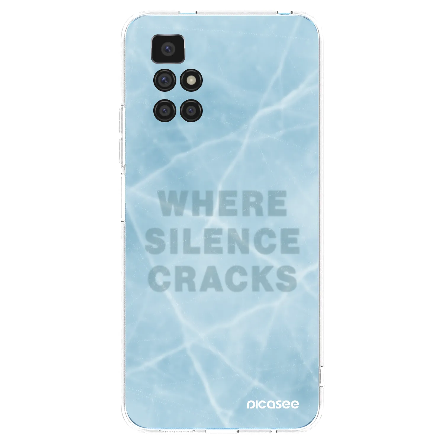 Silikónový prehľadný obal pre Xiaomi Redmi 10 - SILENCE