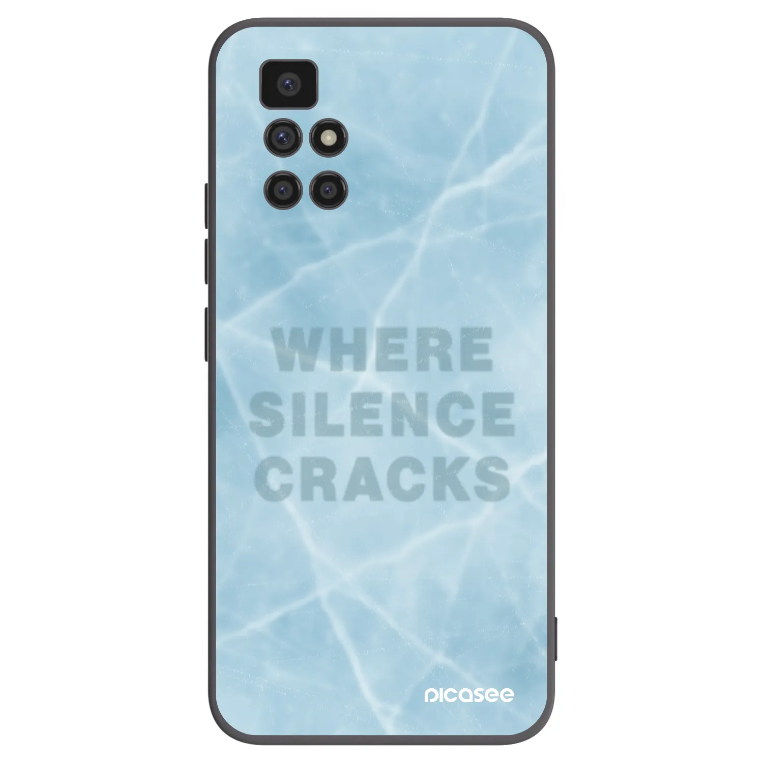 Picasee silikónový čierny obal pre Xiaomi Redmi 10 - SILENCE
