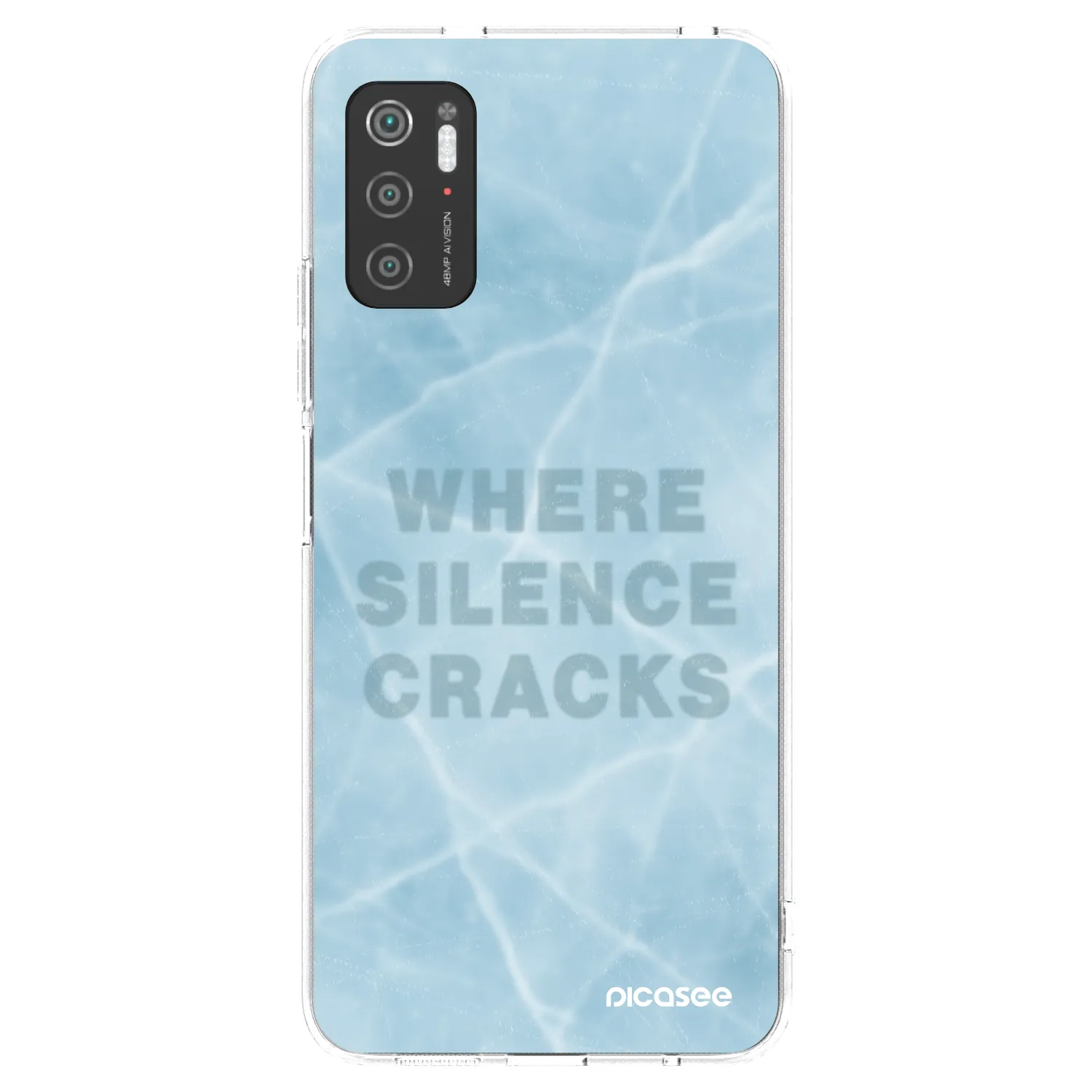 Picasee silikónový prehľadný obal pre Xiaomi Poco M3 Pro 5G - SILENCE