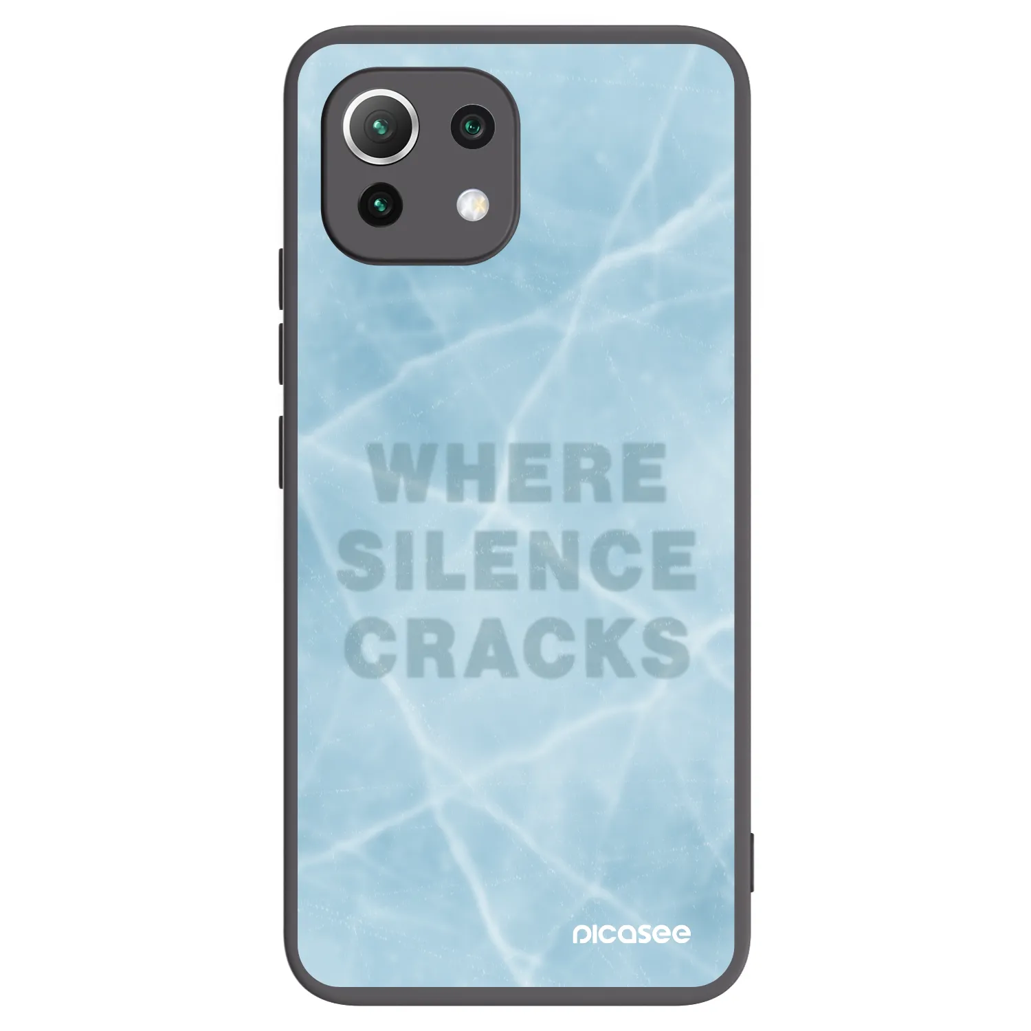 Picasee silikónový čierny obal pre Xiaomi 11 Lite 5G NE - SILENCE