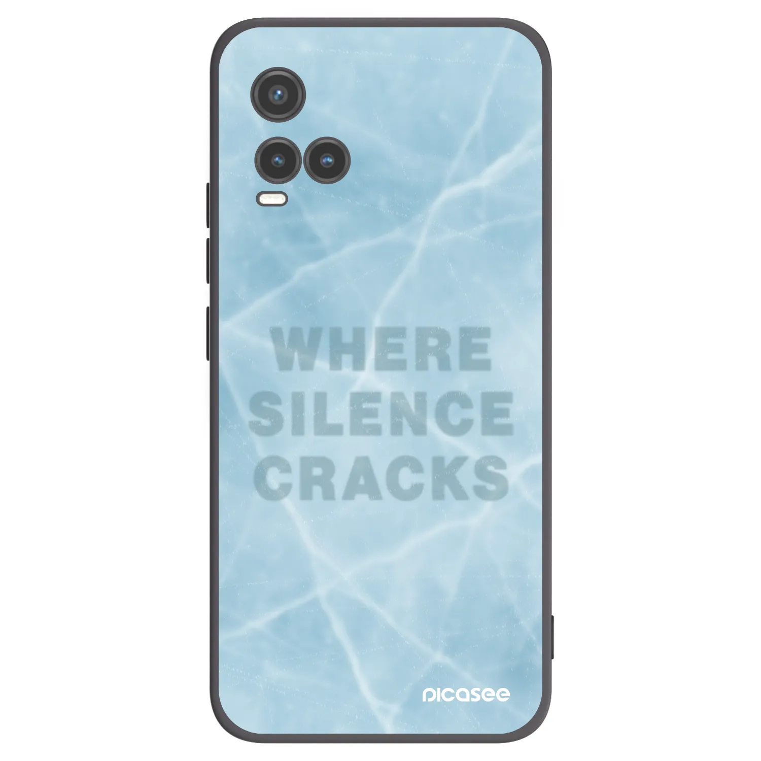 Picasee silikónový čierny obal pre Vivo Y33s - SILENCE