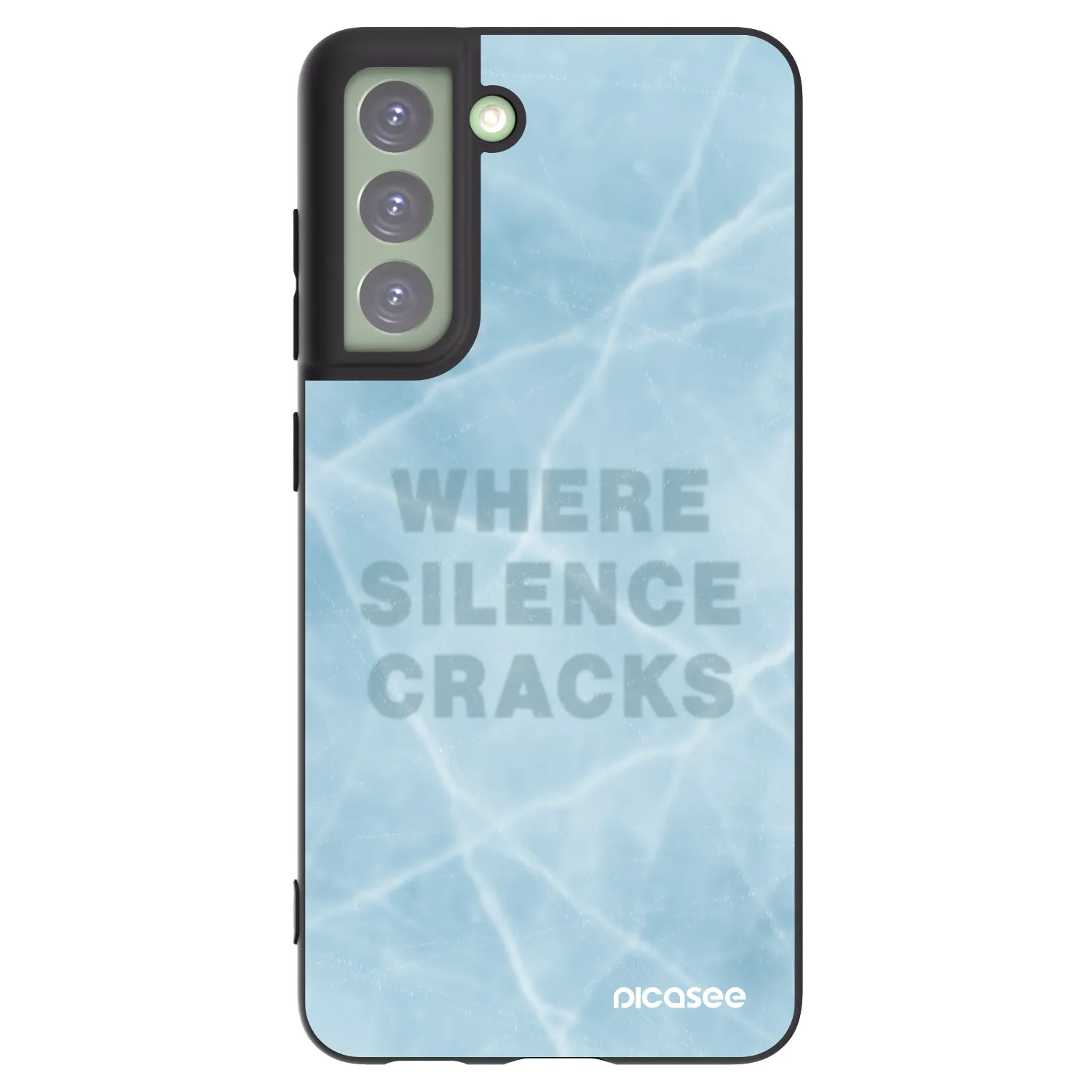 Picasee silikónový čierny obal pre Samsung Galaxy S21 FE 5G - SILENCE