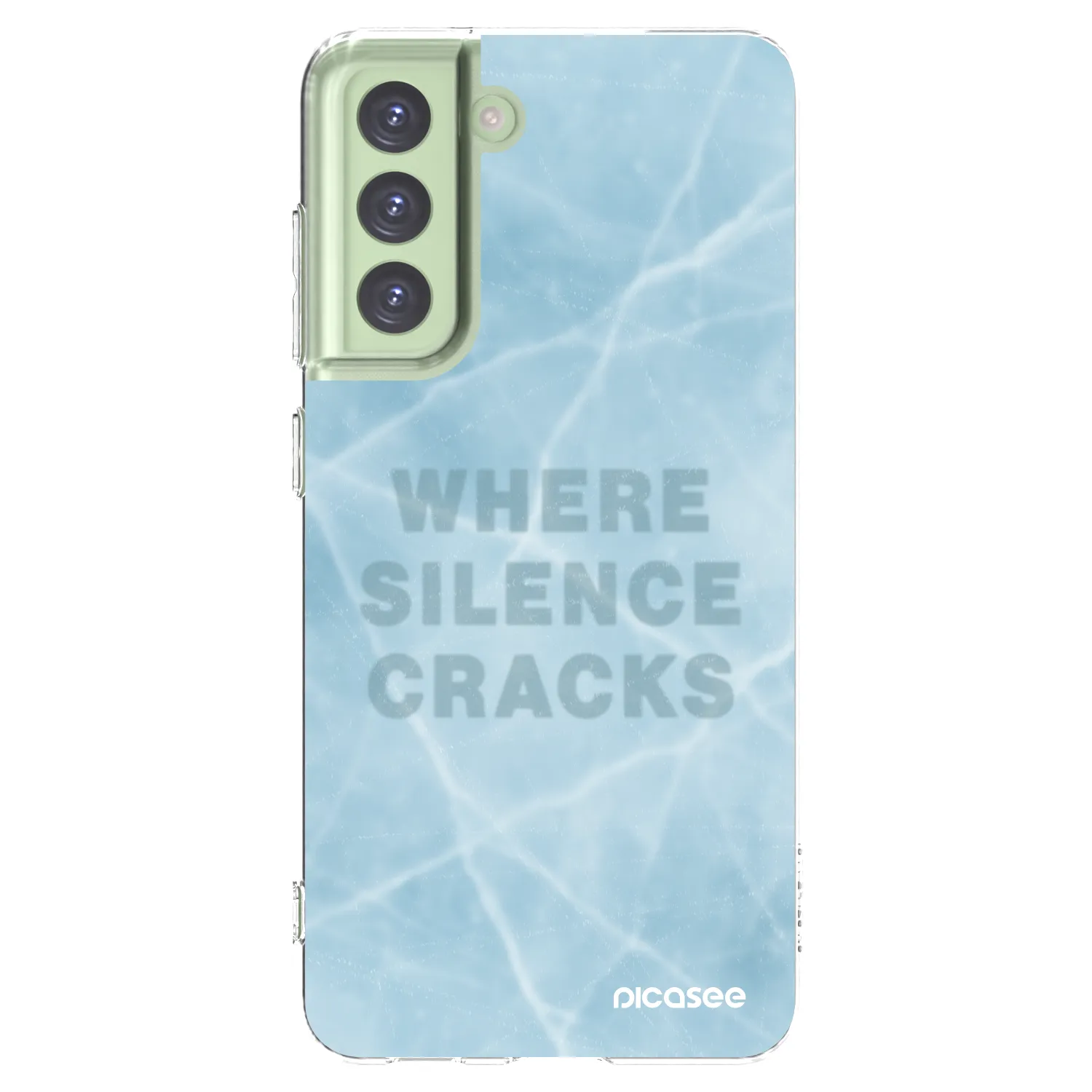 Picasee silikónový prehľadný obal pre Samsung Galaxy S21 FE 5G - SILENCE
