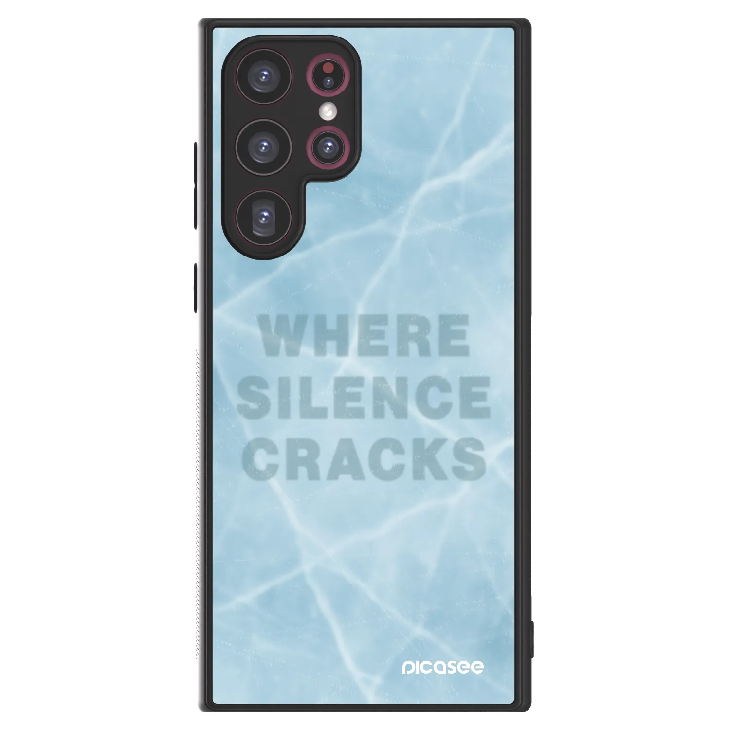 Picasee ULTIMATE CASE pro Samsung Galaxy S22 Ultra 5G - SILENCE