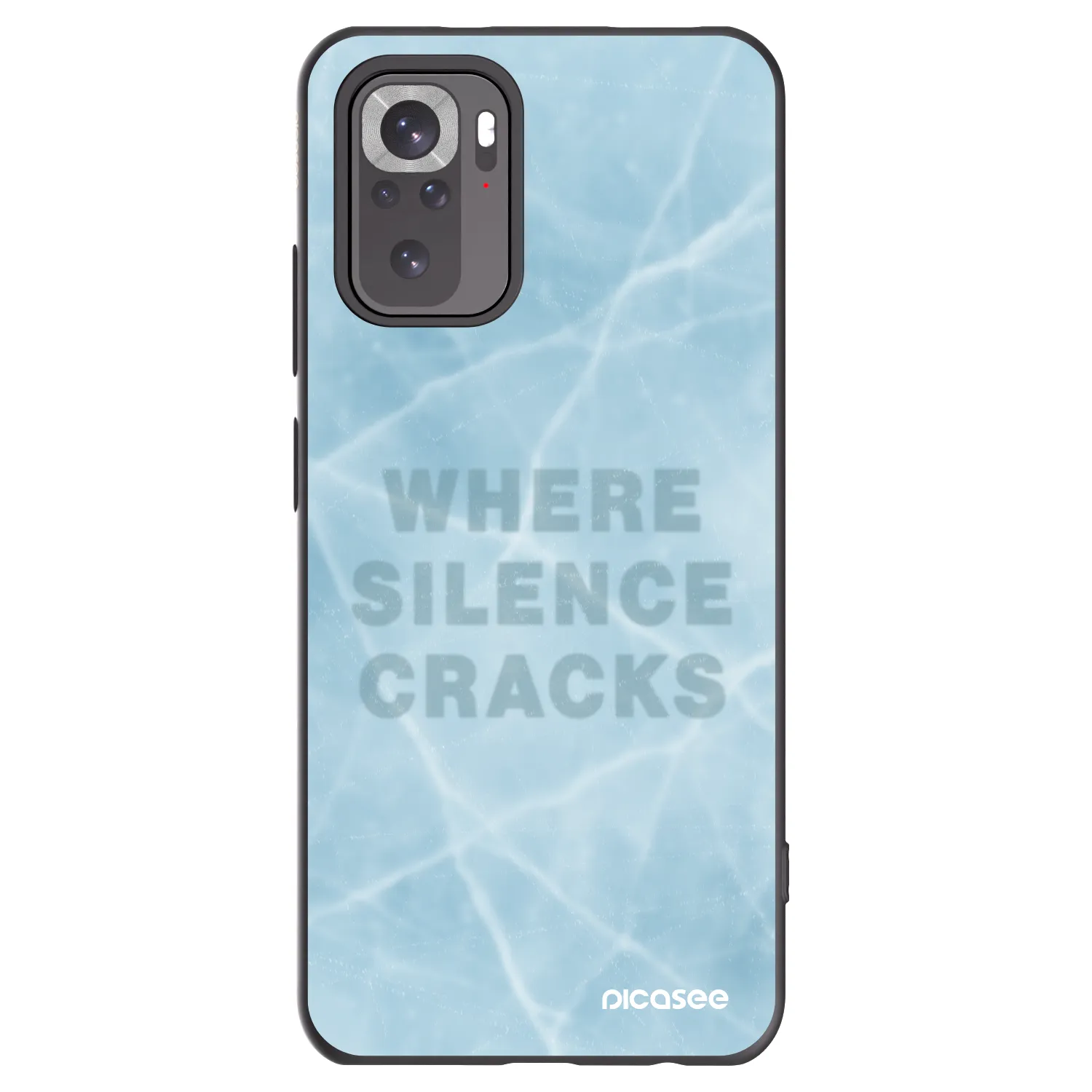Picasee silikónový čierny obal pre Xiaomi Redmi Note 11S 4G - SILENCE