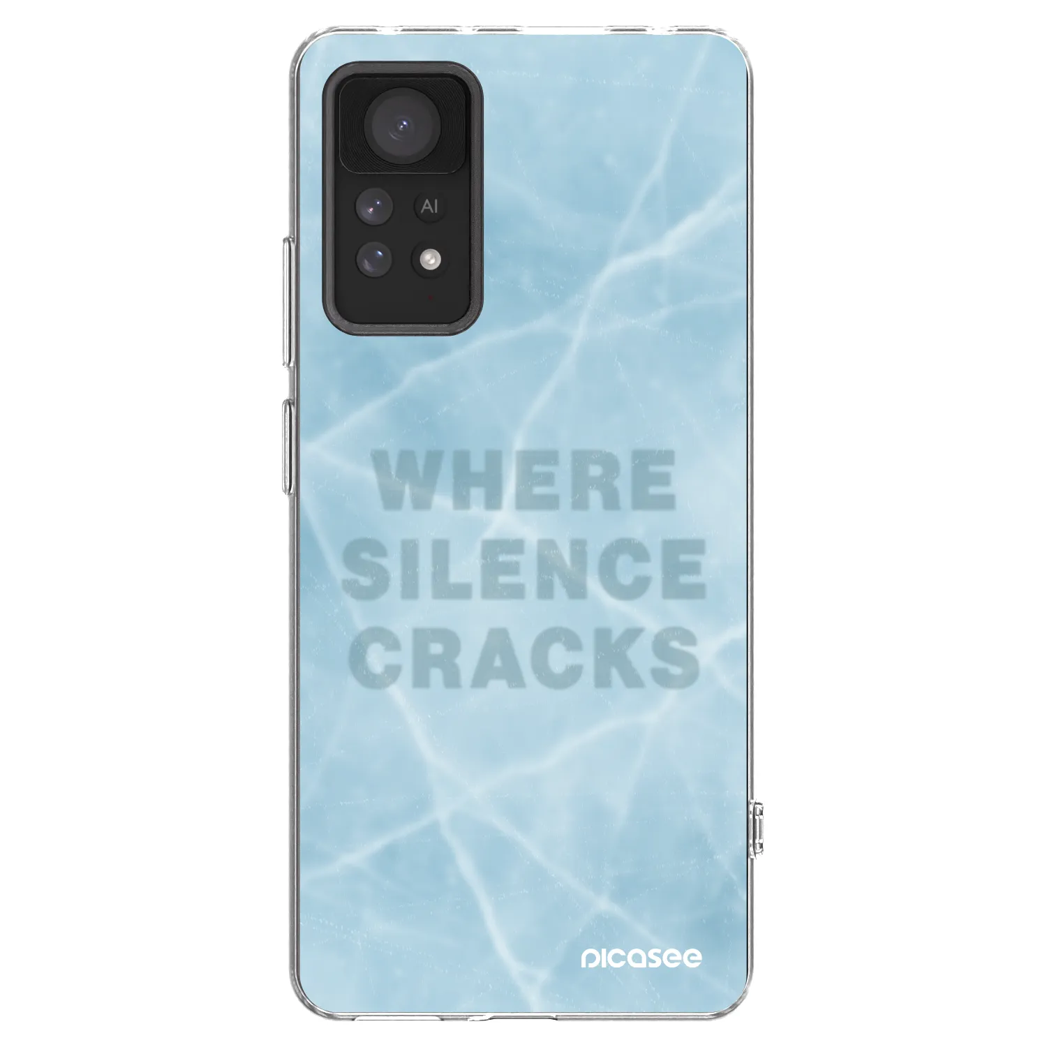 Picasee silikónový prehľadný obal pre Xiaomi Redmi Note 11 Pro - SILENCE