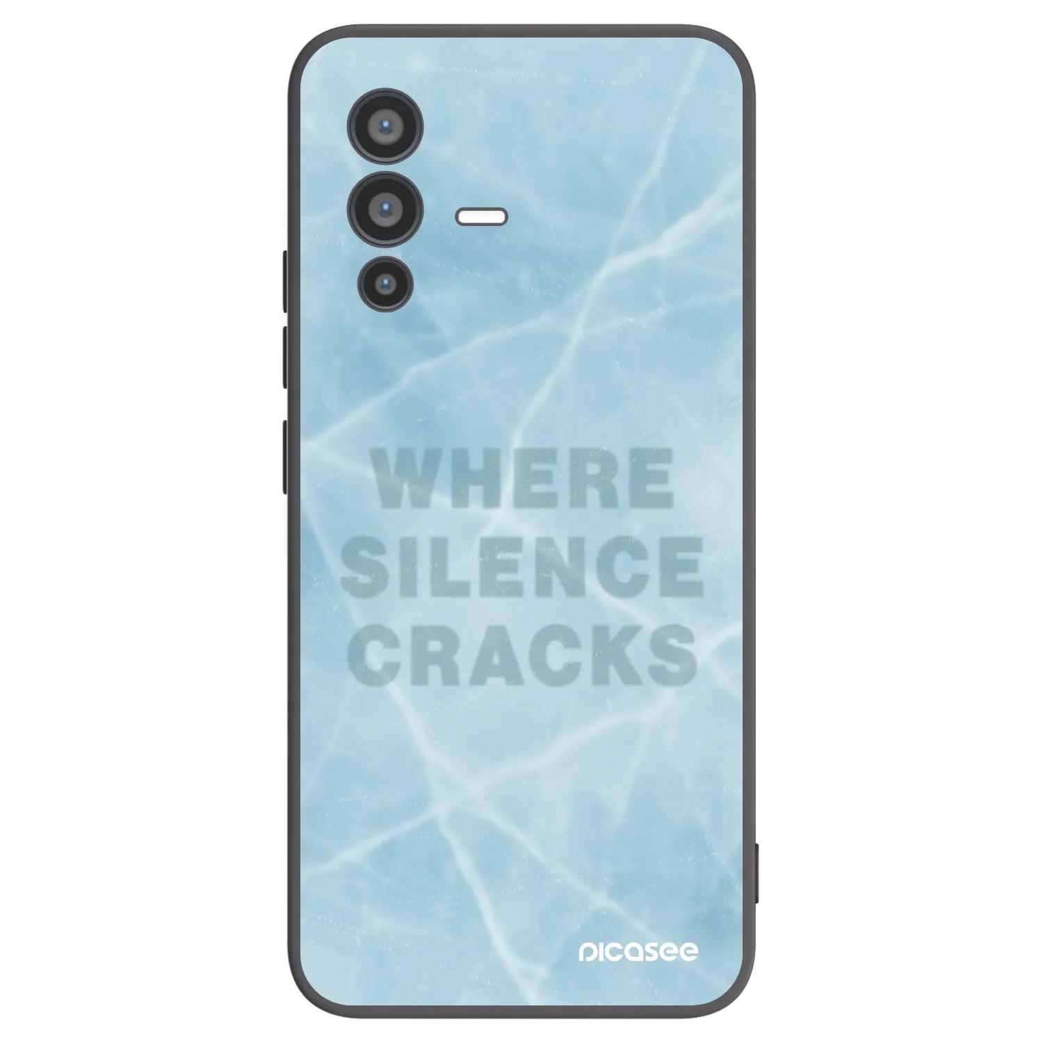 Picasee silikónový čierny obal pre Vivo V23 5G - SILENCE