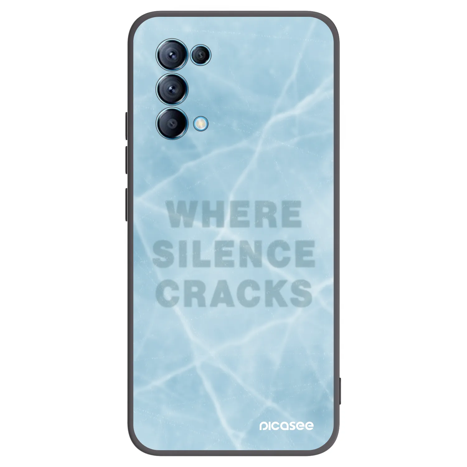 Picasee silikónový čierny obal pre OPPO Reno 5 5G - SILENCE