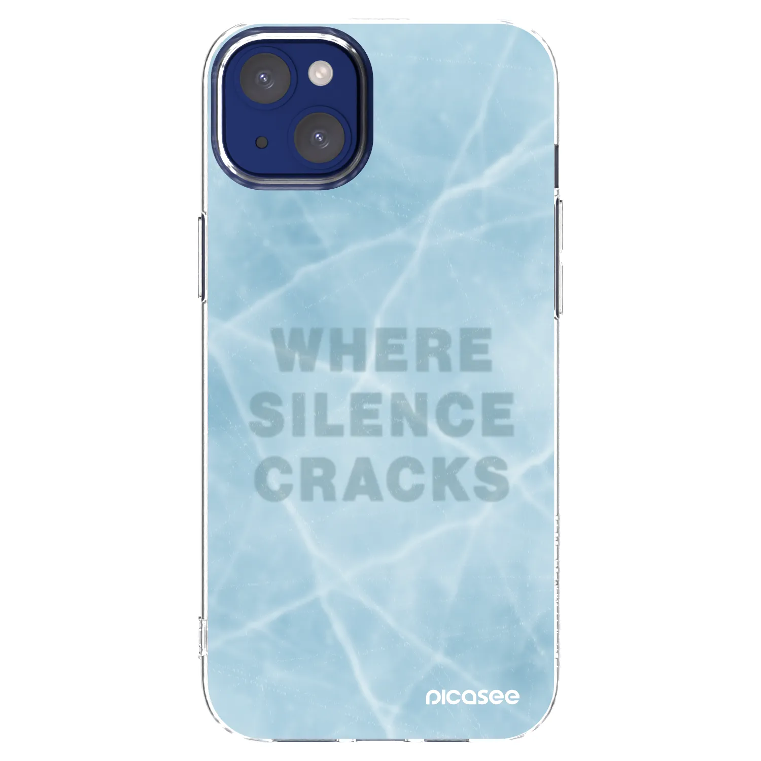 Picasee silikónový prehľadný obal pre Apple iPhone 14 Plus - SILENCE