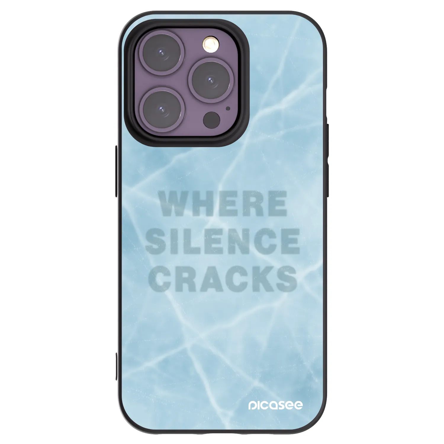 Picasee silikónový čierny obal pre Apple iPhone 14 Pro - SILENCE