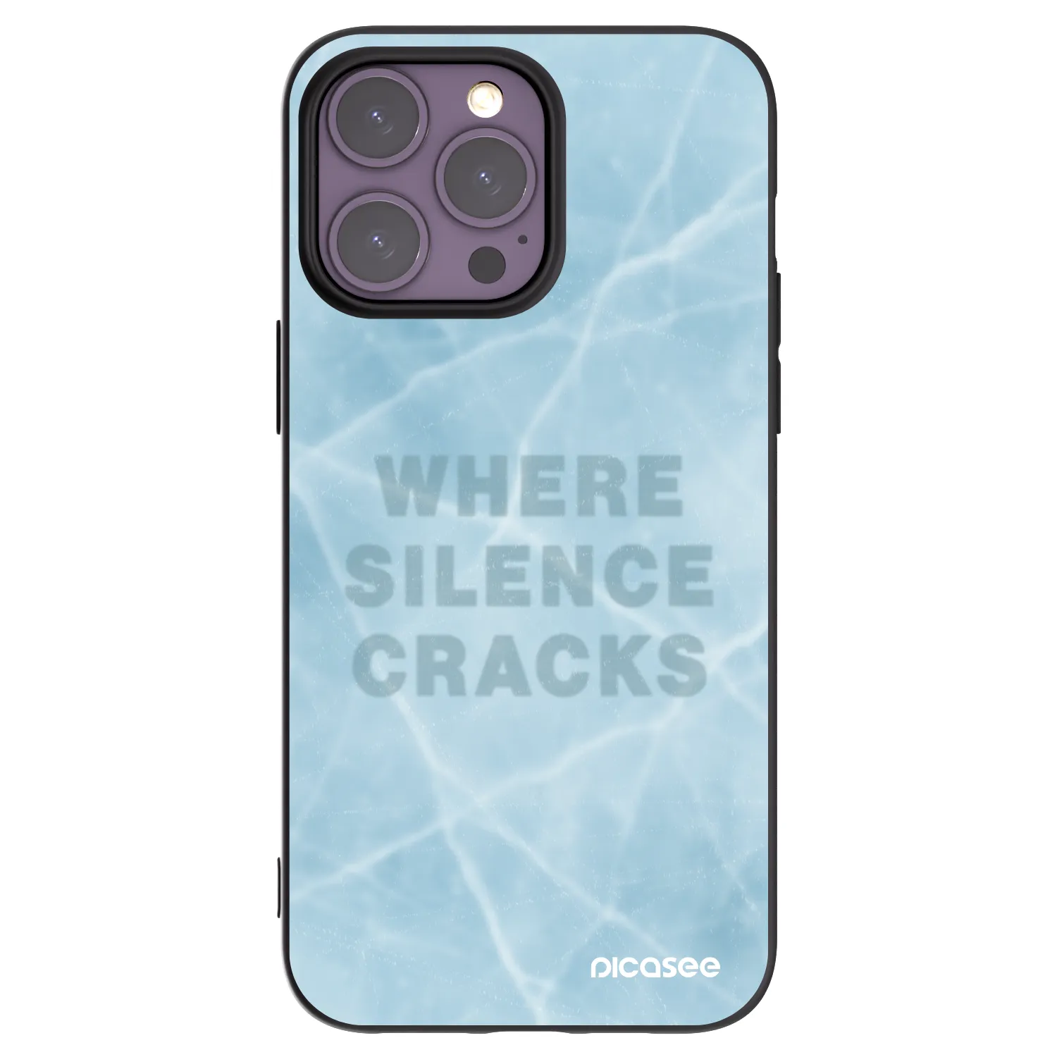 Picasee silikónový čierny obal pre Apple iPhone 14 Pro Max - SILENCE
