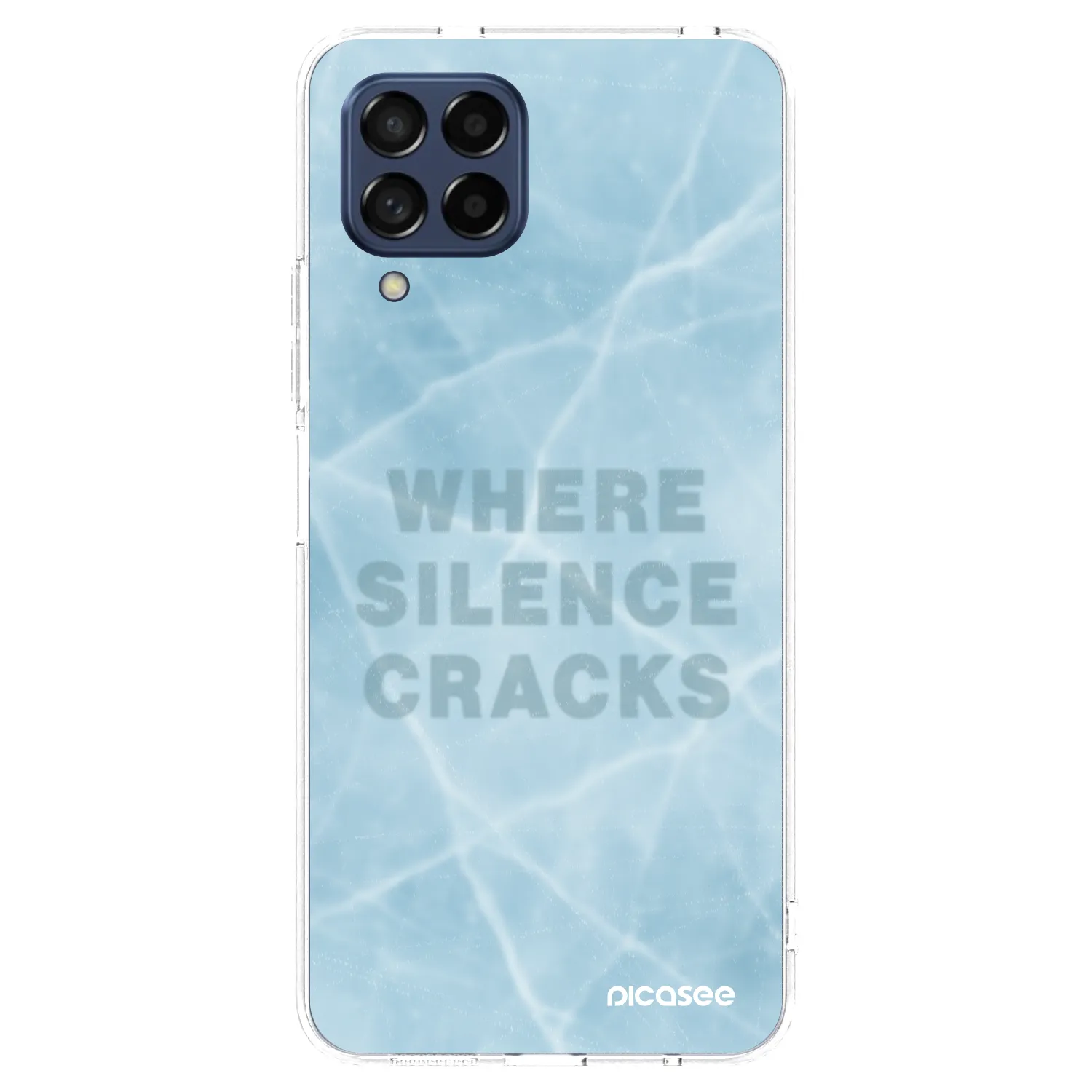 Picasee silikónový prehľadný obal pre Samsung Galaxy M53 5G - SILENCE