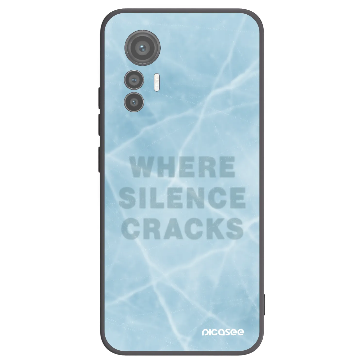 Picasee silikónový čierny obal pre Xiaomi 12 Lite - SILENCE