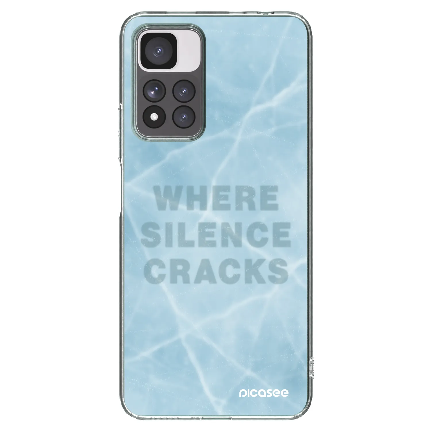 Picasee silikónový prehľadný obal pre Xiaomi Redmi Note 11 Pro+ 5G - SILENCE