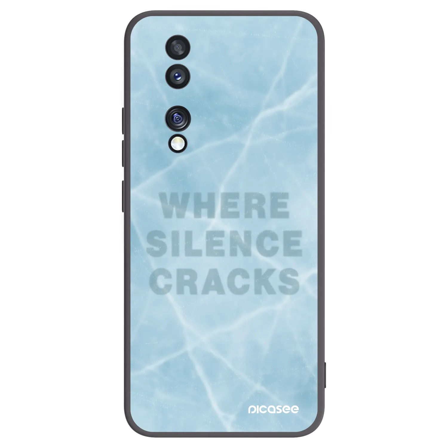 Picasee silikónový čierny obal pre Honor 70 - SILENCE