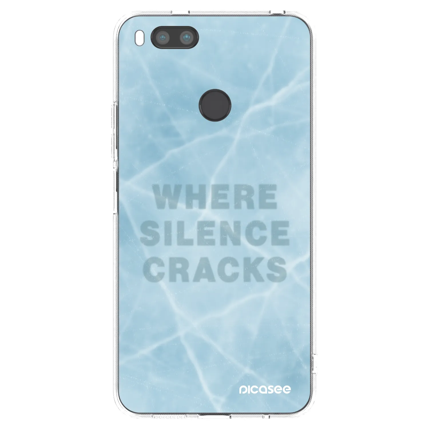 Picasee silikónový prehľadný obal pre Xiaomi Redmi A1 - SILENCE