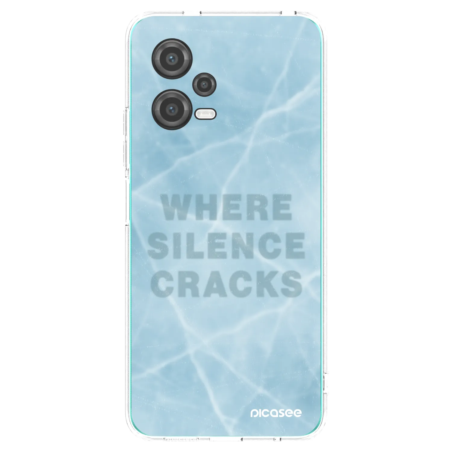Picasee silikónový prehľadný obal pre Xiaomi Poco X5 - SILENCE