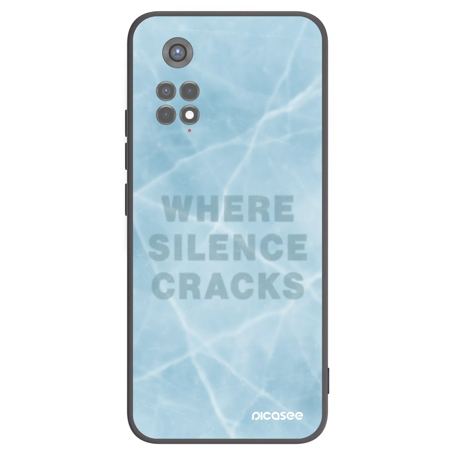Picasee silikónový čierny obal pre Xiaomi Redmi Note 11S 5G - SILENCE