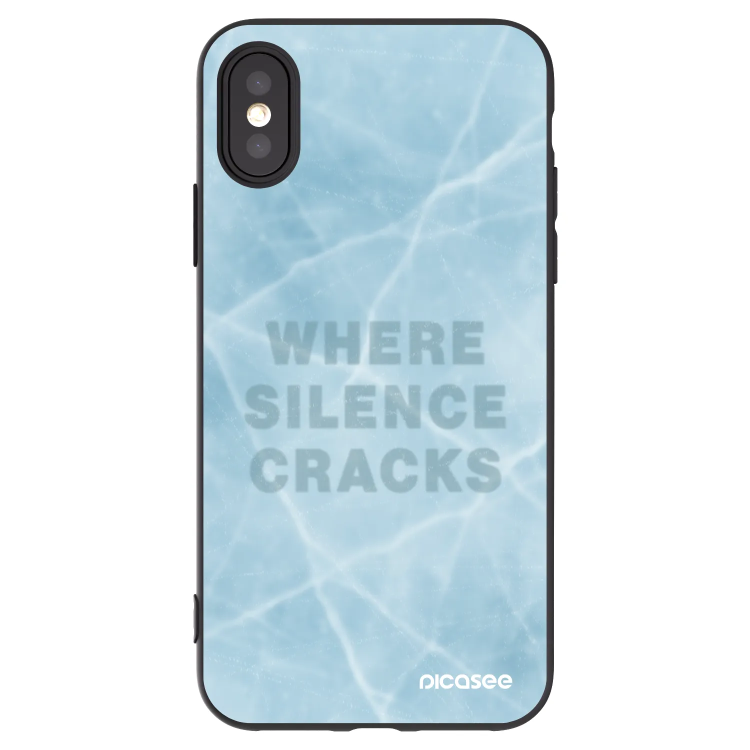 Silikónový čierny obal pre Apple iPhone X/XS - SILENCE