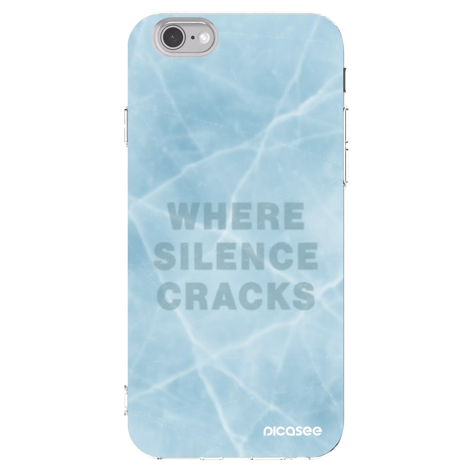 Picasee silikónový prehľadný obal pre Apple iPhone 6/6S - SILENCE