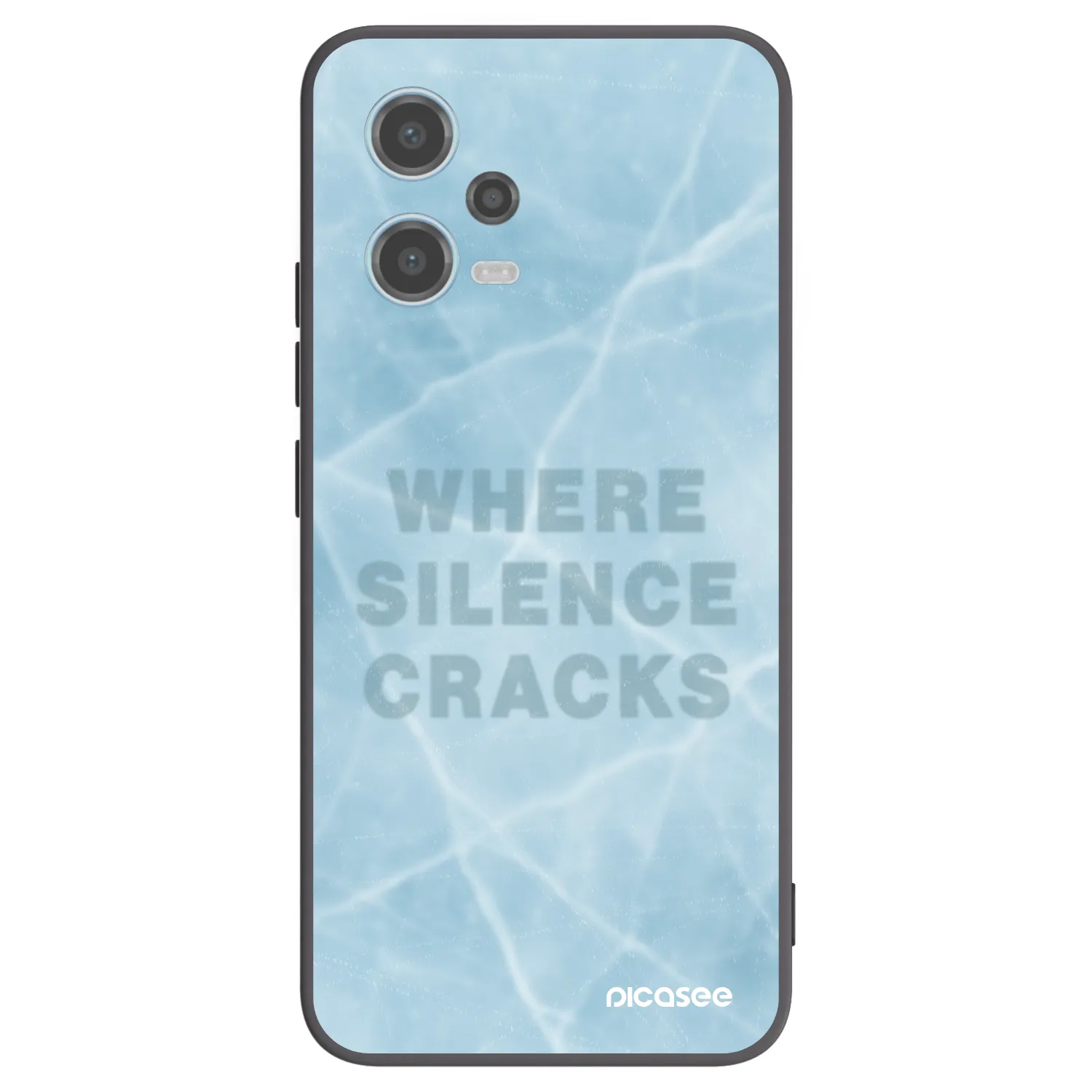 Picasee silikónový čierny obal pre Xiaomi Redmi Note 12 5G - SILENCE