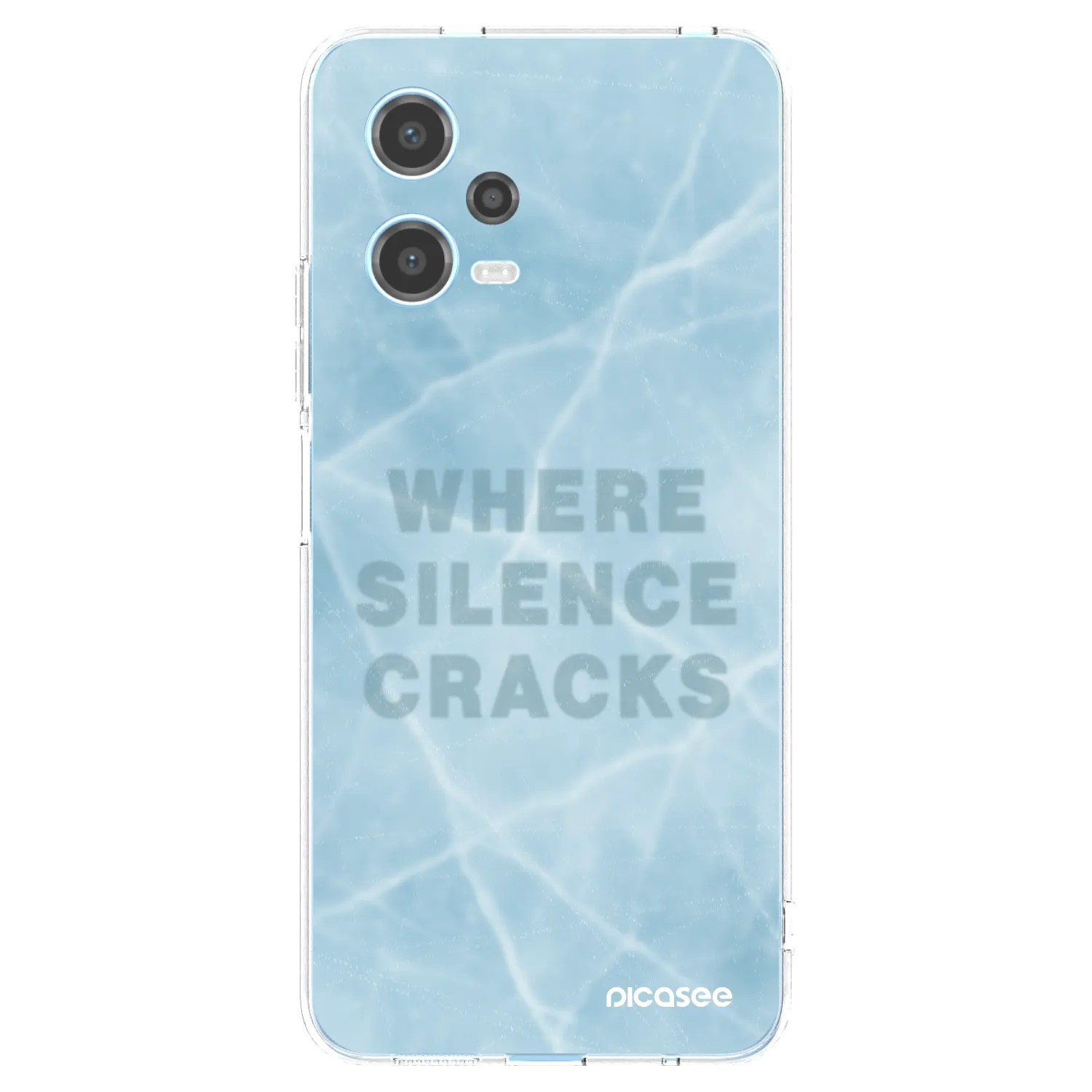 Picasee silikónový prehľadný obal pre Xiaomi Redmi Note 12 5G - SILENCE