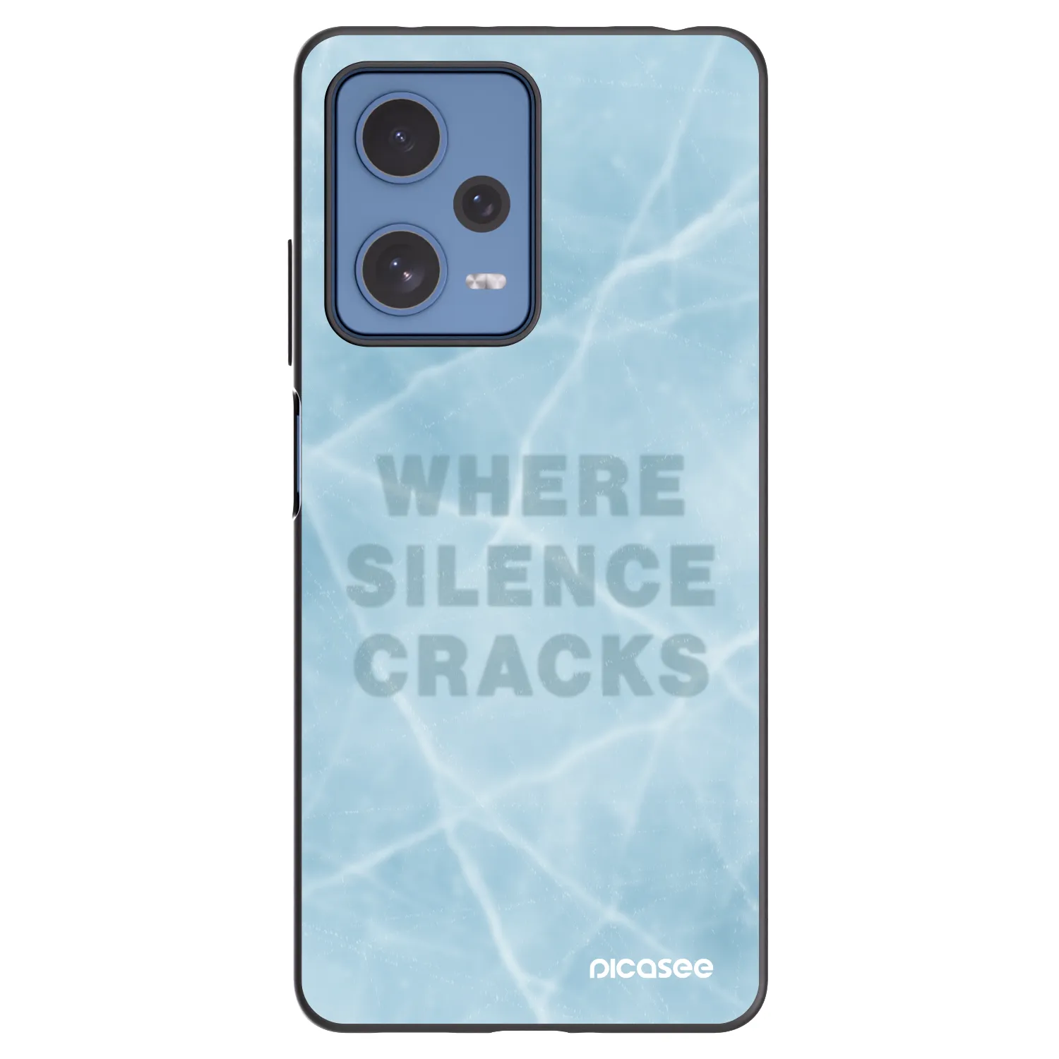 Picasee silikónový čierny obal pre Xiaomi Redmi Note 12 Pro 5G - SILENCE