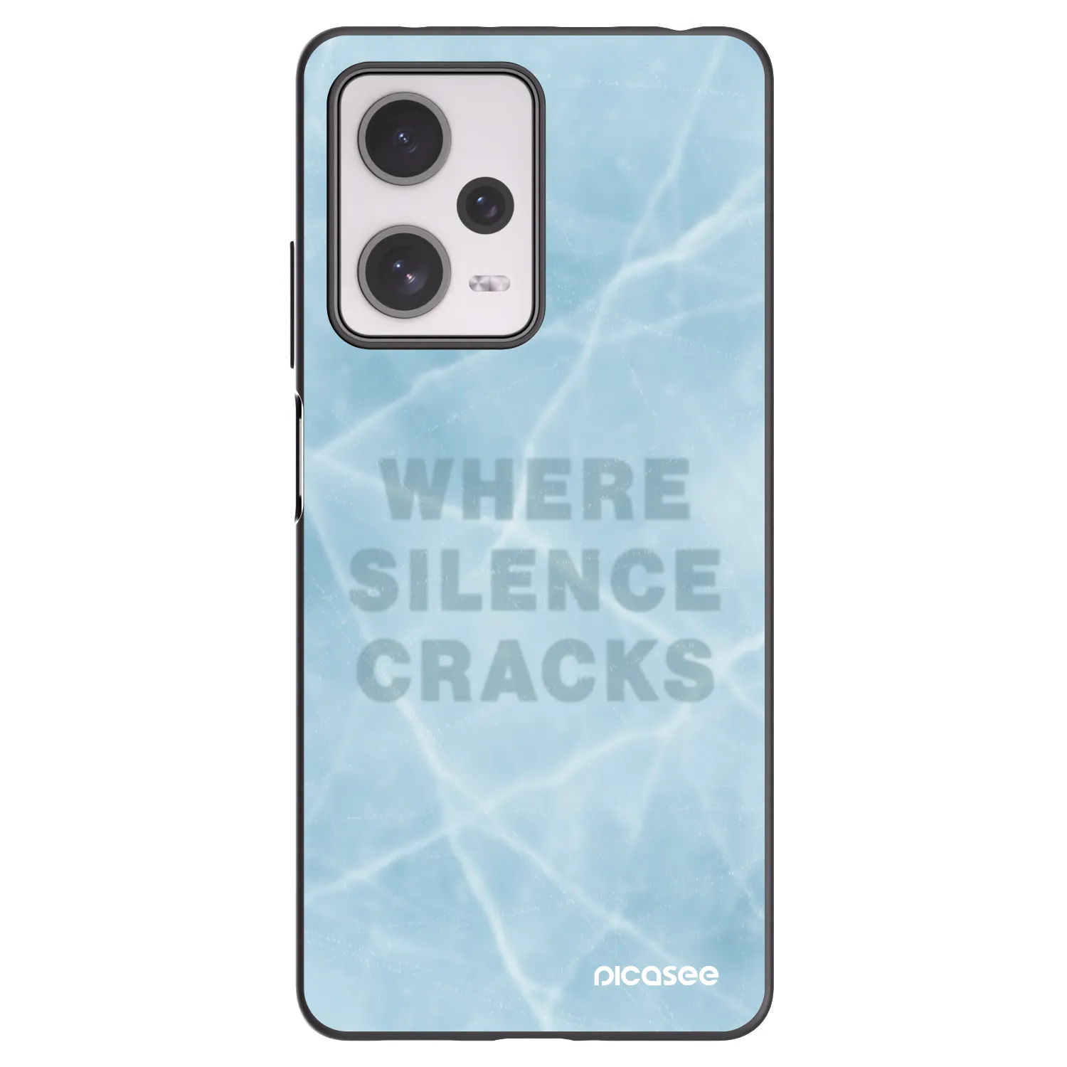 Picasee silikónový čierny obal pre Xiaomi Redmi Note 12 Pro+ 5G - SILENCE