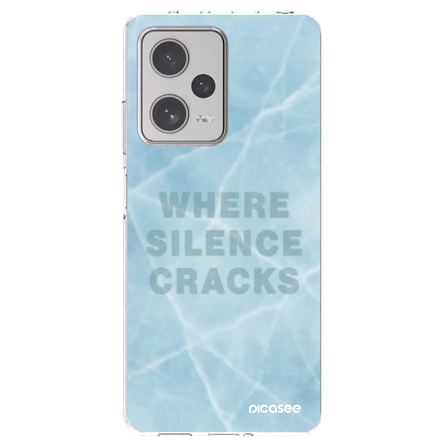 Picasee silikónový prehľadný obal pre Xiaomi Redmi Note 12 Pro+ 5G - SILENCE