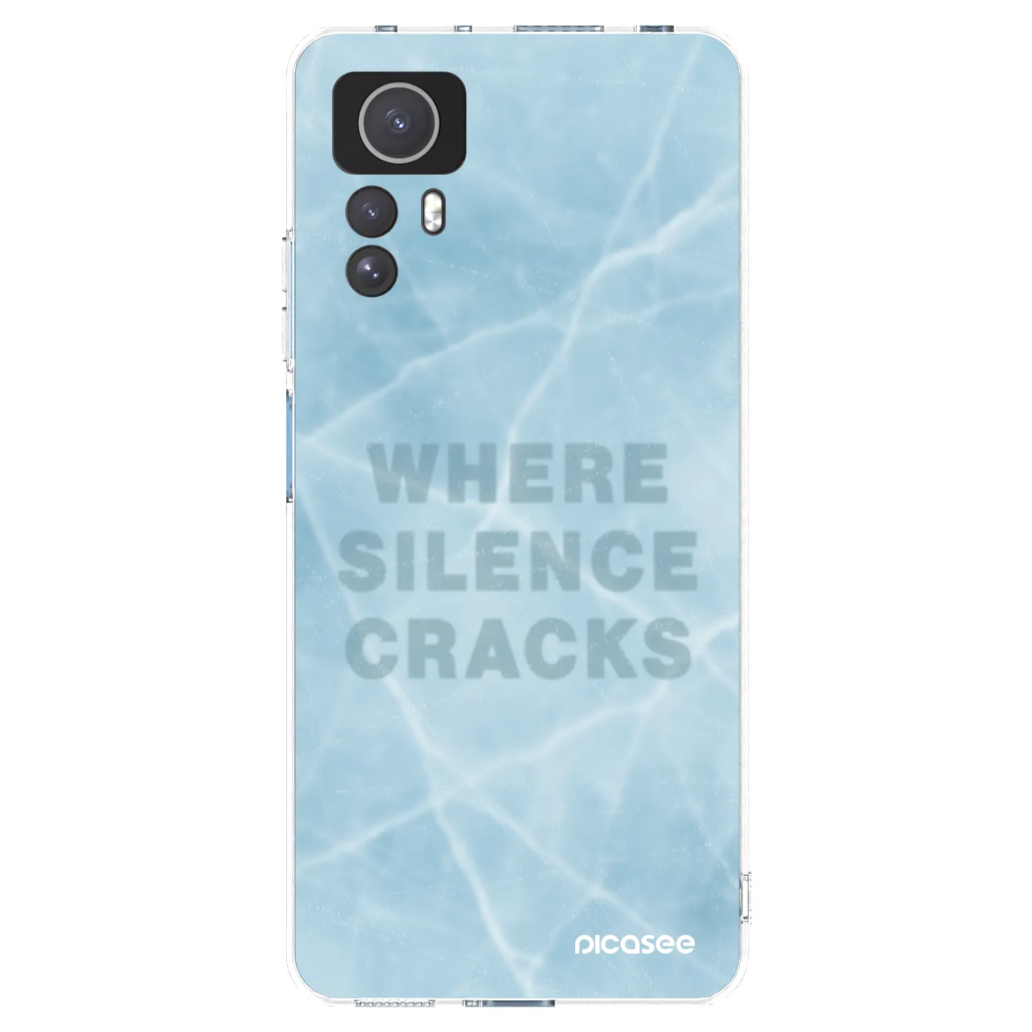 Picasee silikónový prehľadný obal pre Xiaomi Redmi Note 12S - SILENCE