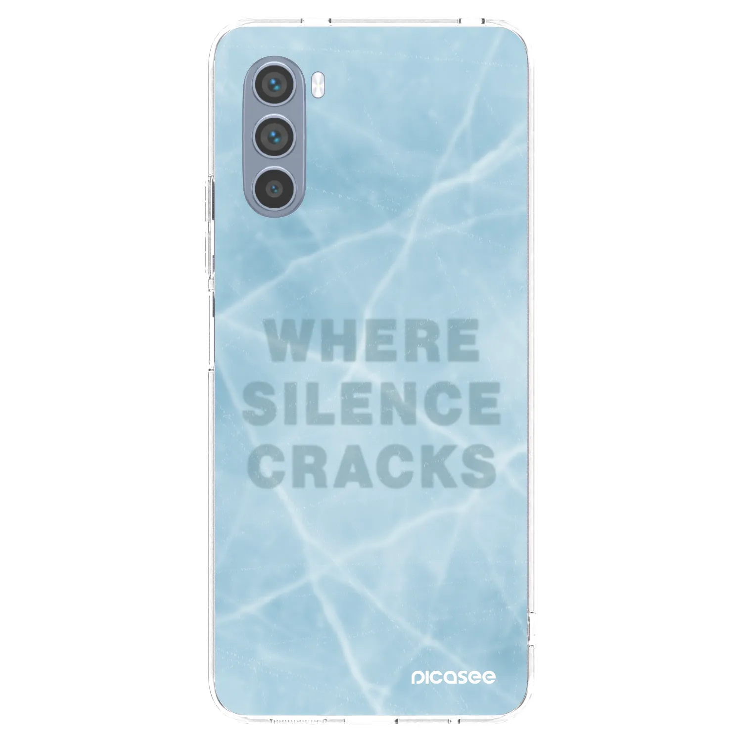 Silikónový prehľadný obal pre Motorola Moto G62 - SILENCE