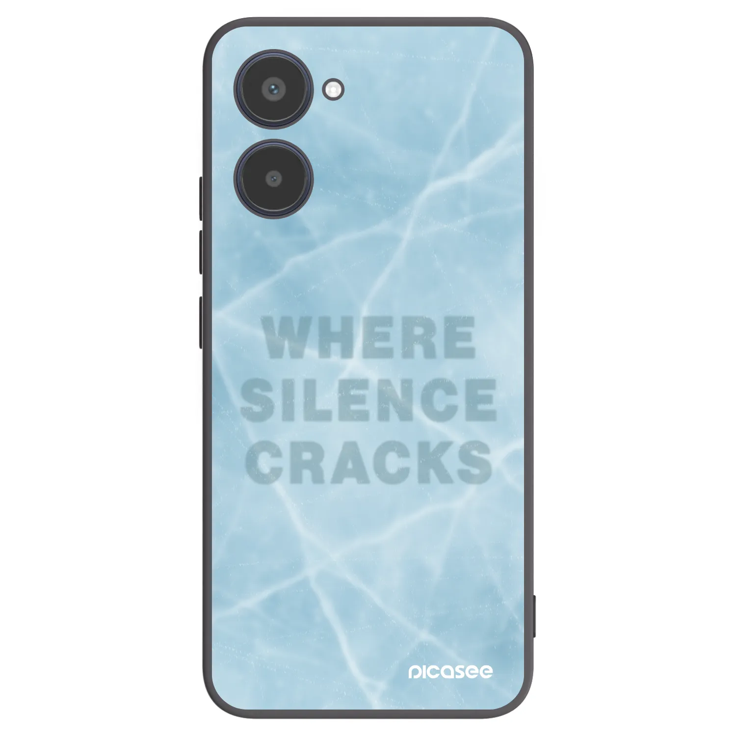 Picasee silikónový čierny obal pre Realme 10 4G - SILENCE