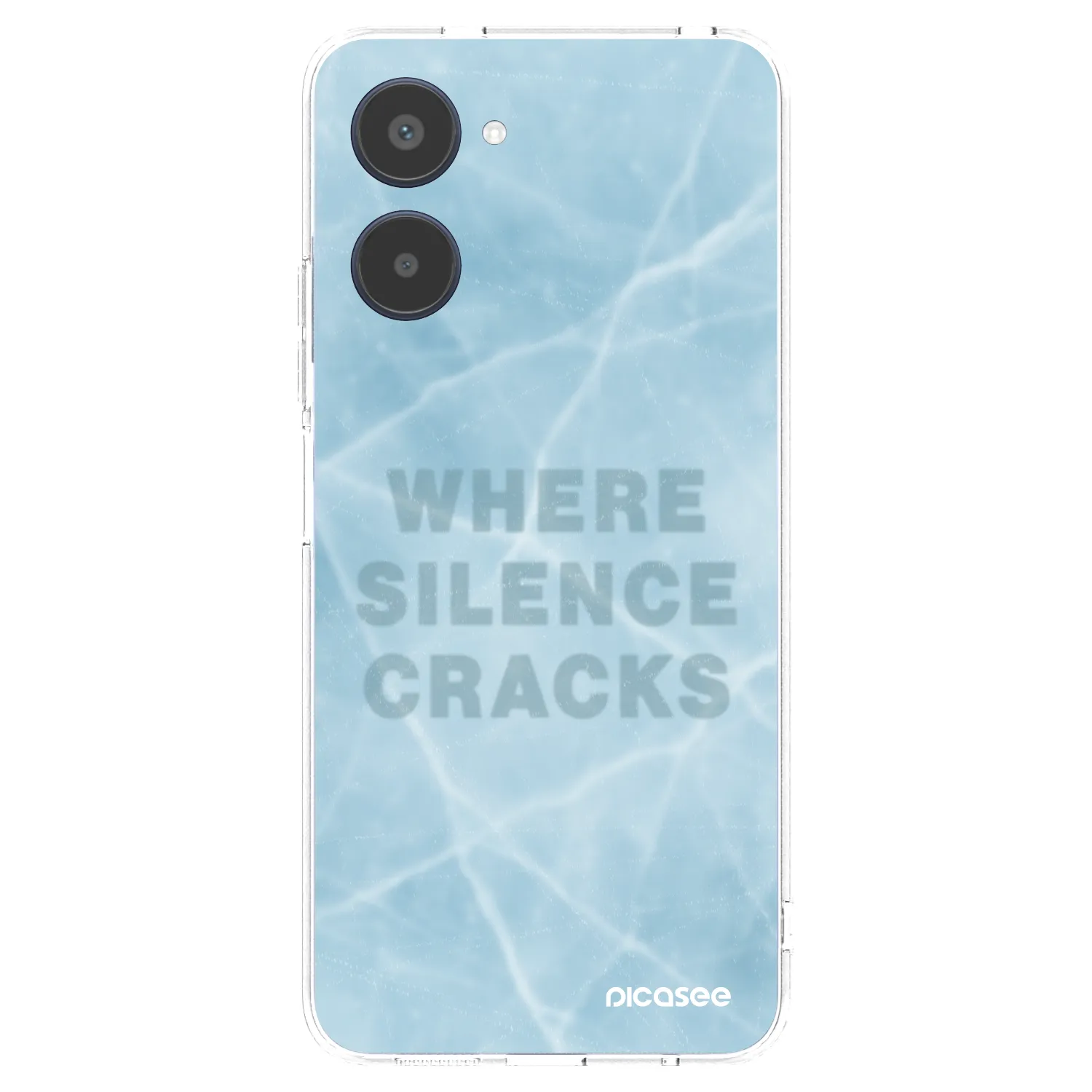 Picasee silikónový prehľadný obal pre Realme 10 4G - SILENCE