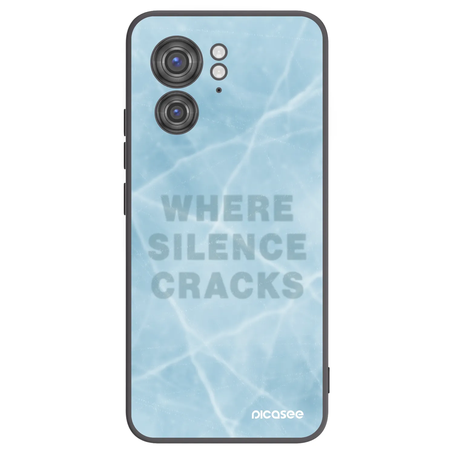 Picasee silikónový čierny obal pre Motorola Edge 40 - SILENCE