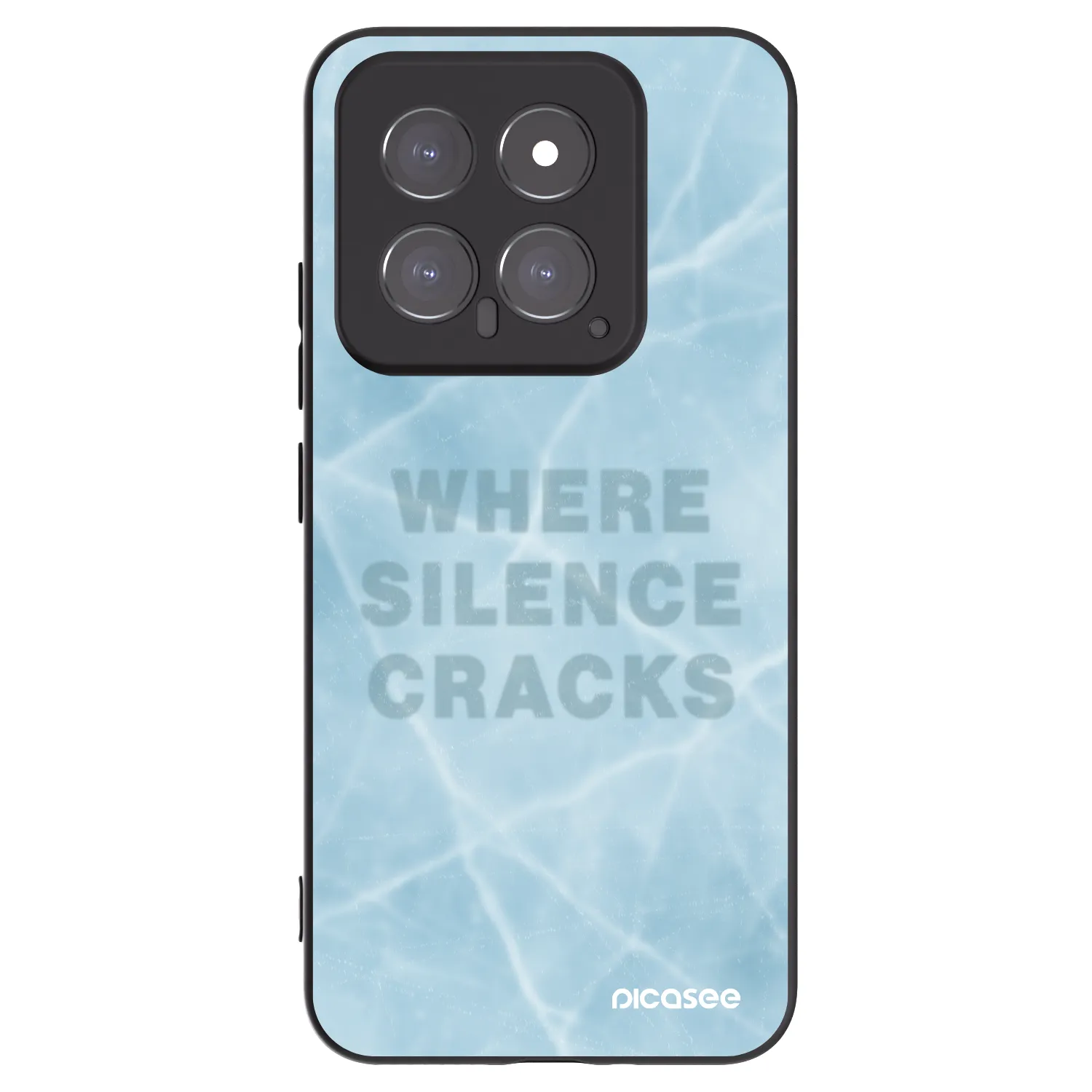 Picasee silikónový čierny obal pre Xiaomi 14 - SILENCE