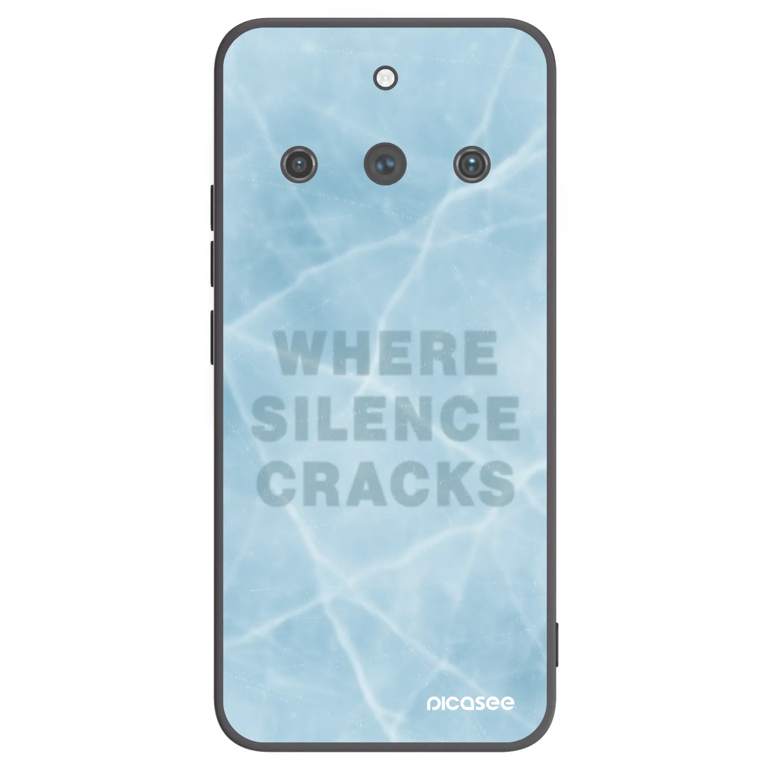 Picasee silikónový čierny obal pre Realme 11 Pro+ - SILENCE