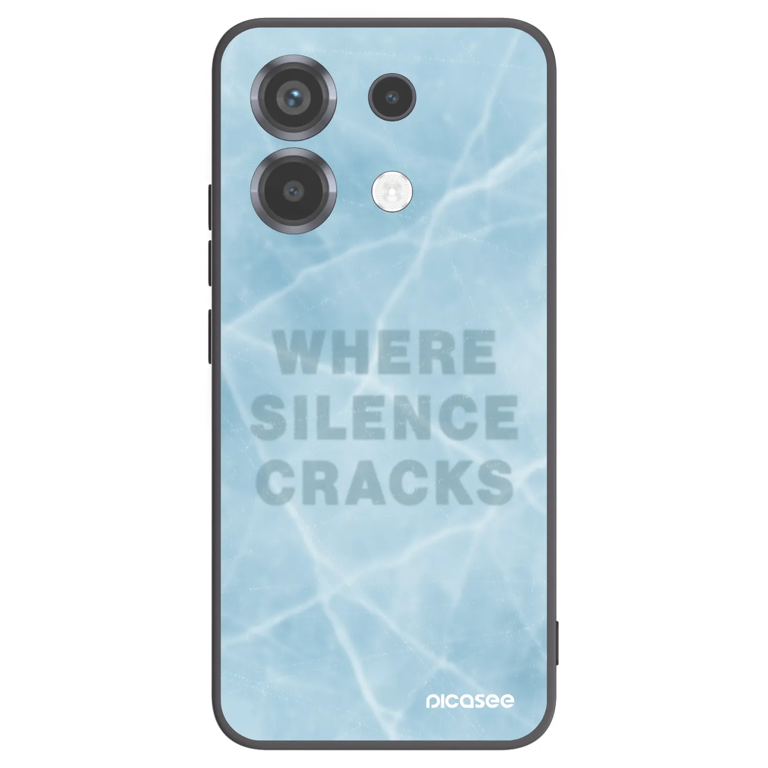 Picasee silikónový čierny obal pre Xiaomi Poco X6 - SILENCE