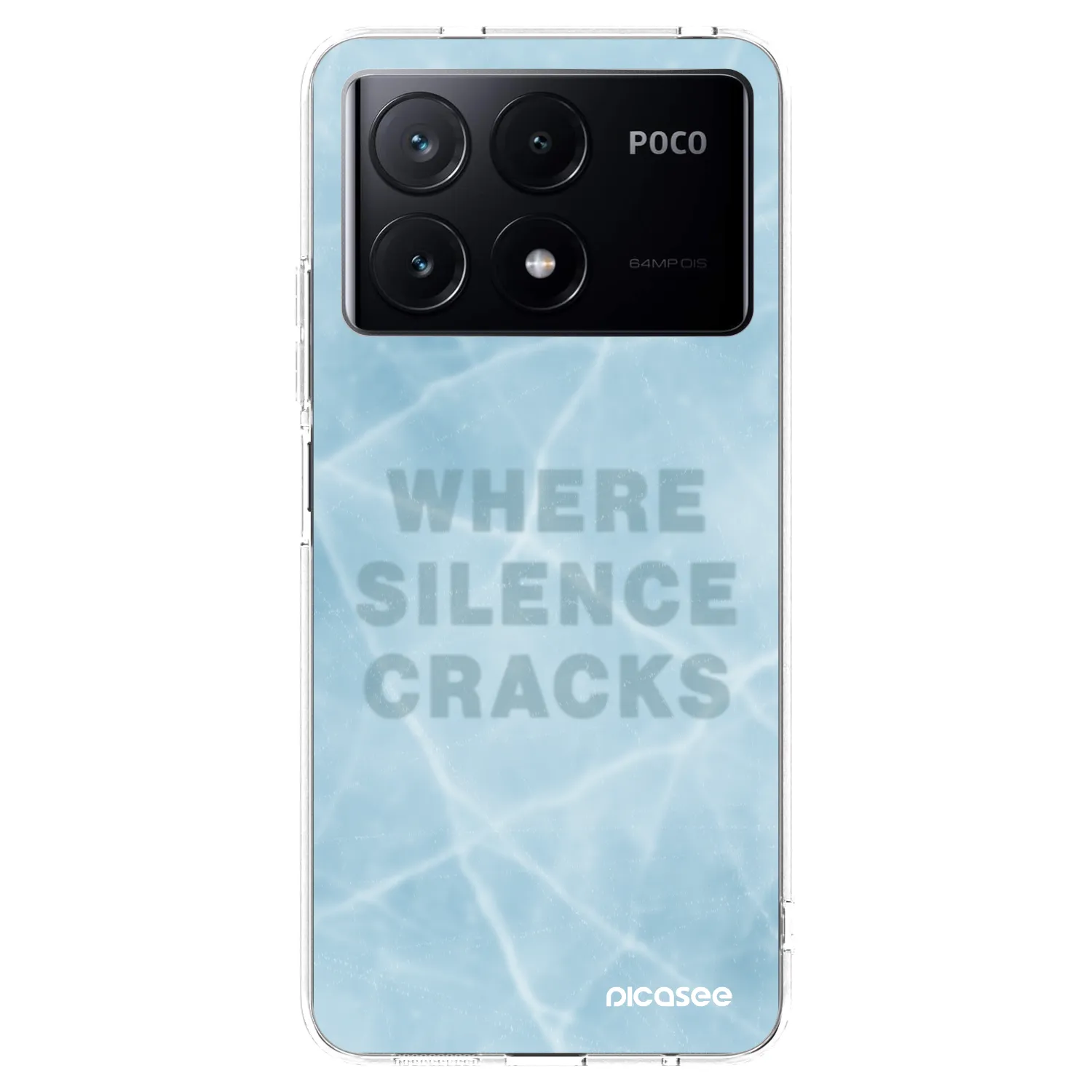 Silikónový prehľadný obal pre Xiaomi Poco X6 Pro - SILENCE