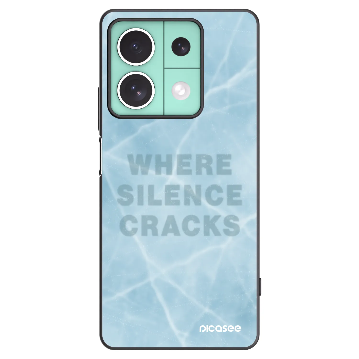 Picasee silikónový čierny obal pre Xiaomi Redmi Note 13 5G - SILENCE