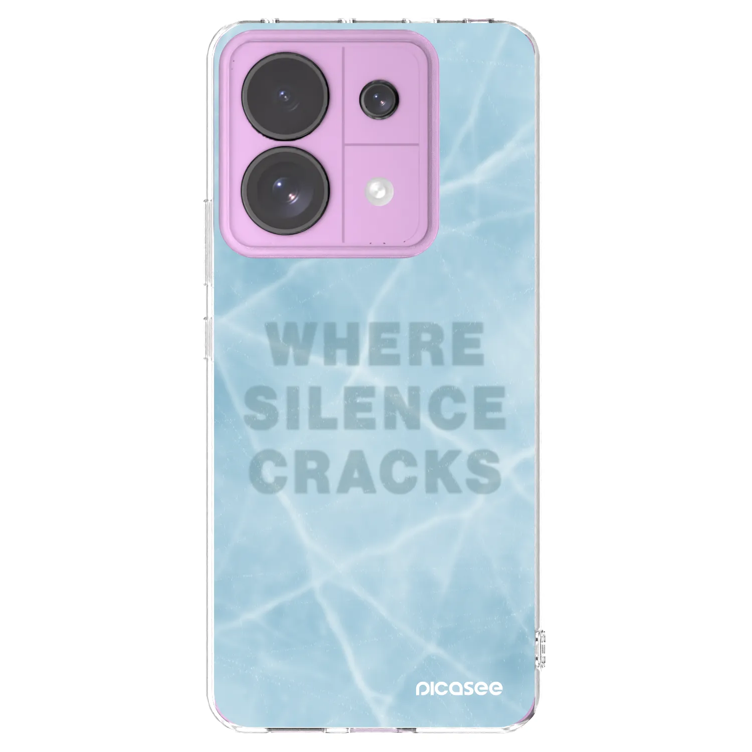 Picasee silikónový prehľadný obal pre Xiaomi Redmi Note 13 Pro 5G - SILENCE