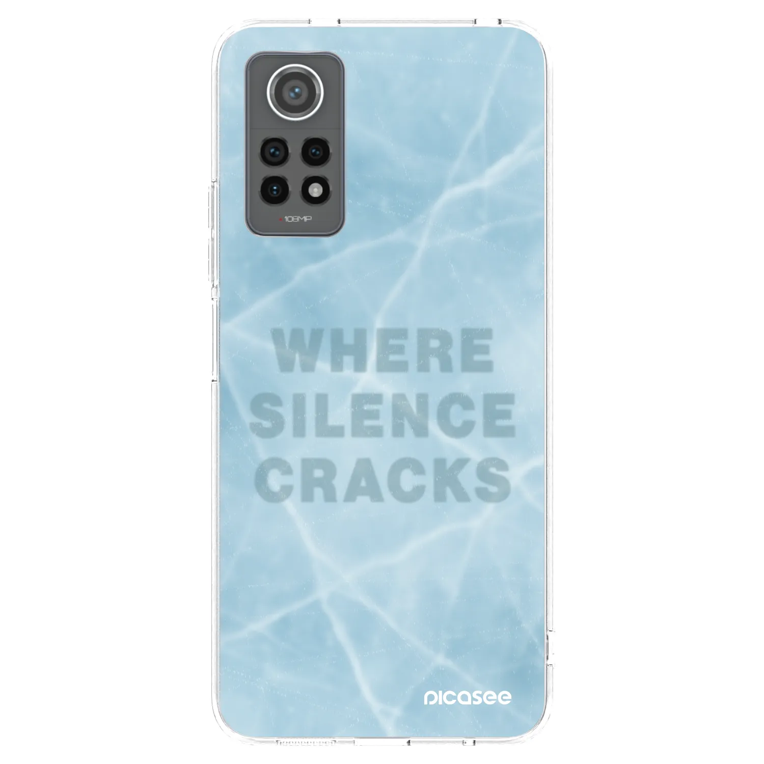 Picasee silikónový prehľadný obal pre Xiaomi Redmi Note 12 Pro 4G - SILENCE