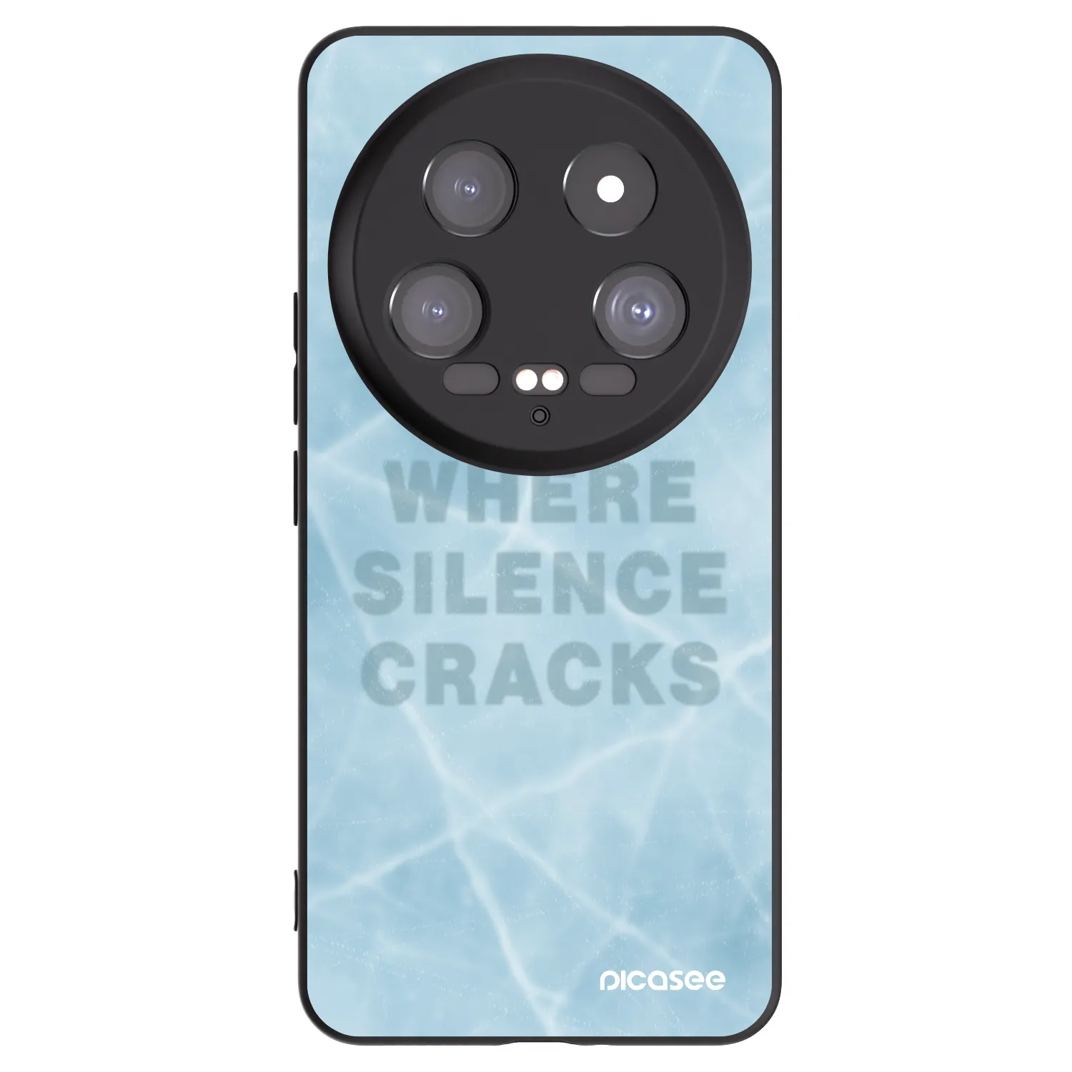 Picasee silikónový čierny obal pre Xiaomi 14 Ultra - SILENCE