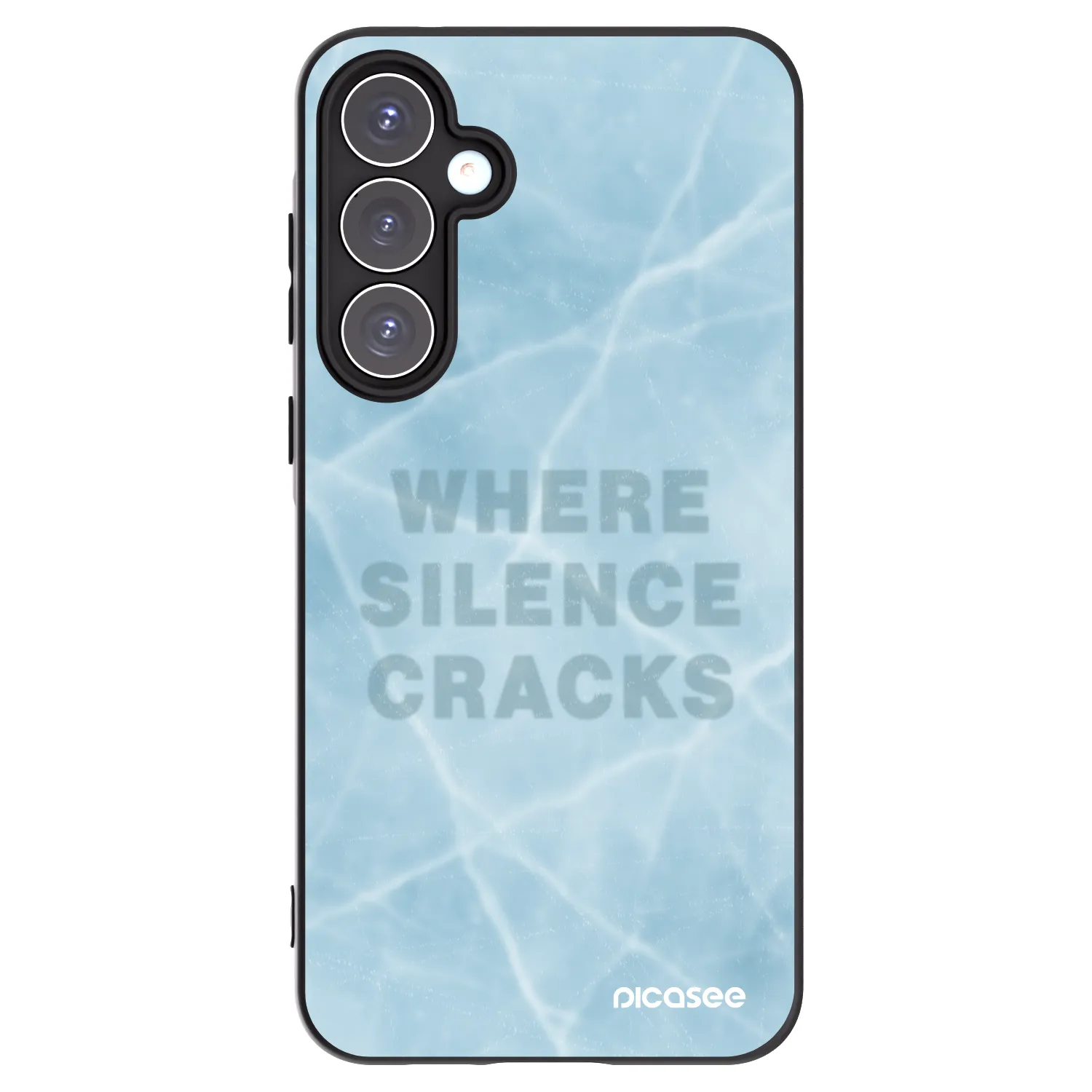 Picasee silikónový čierny obal pre Samsung Galaxy A55 5G A556B - SILENCE