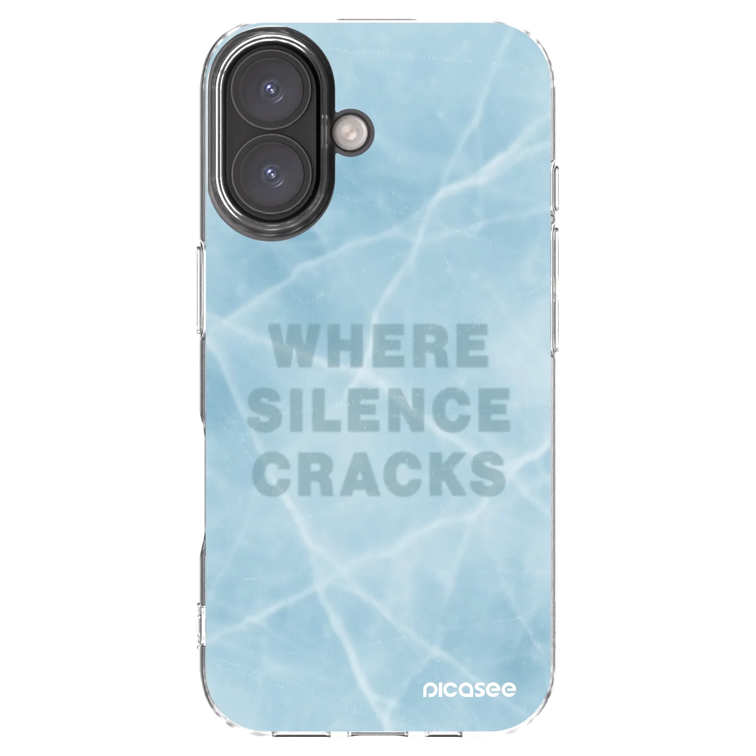 Picasee silikónový prehľadný obal pre Apple iPhone 16 - SILENCE