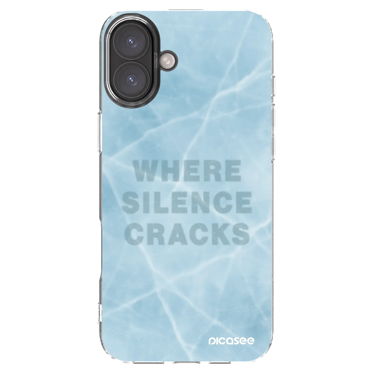Picasee silikónový prehľadný obal pre Apple iPhone 16 Plus - SILENCE