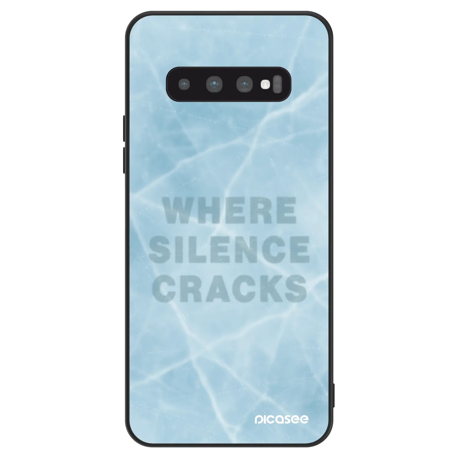 Picasee ULTIMATE CASE pro Samsung Galaxy S10 Plus G975 - SILENCE