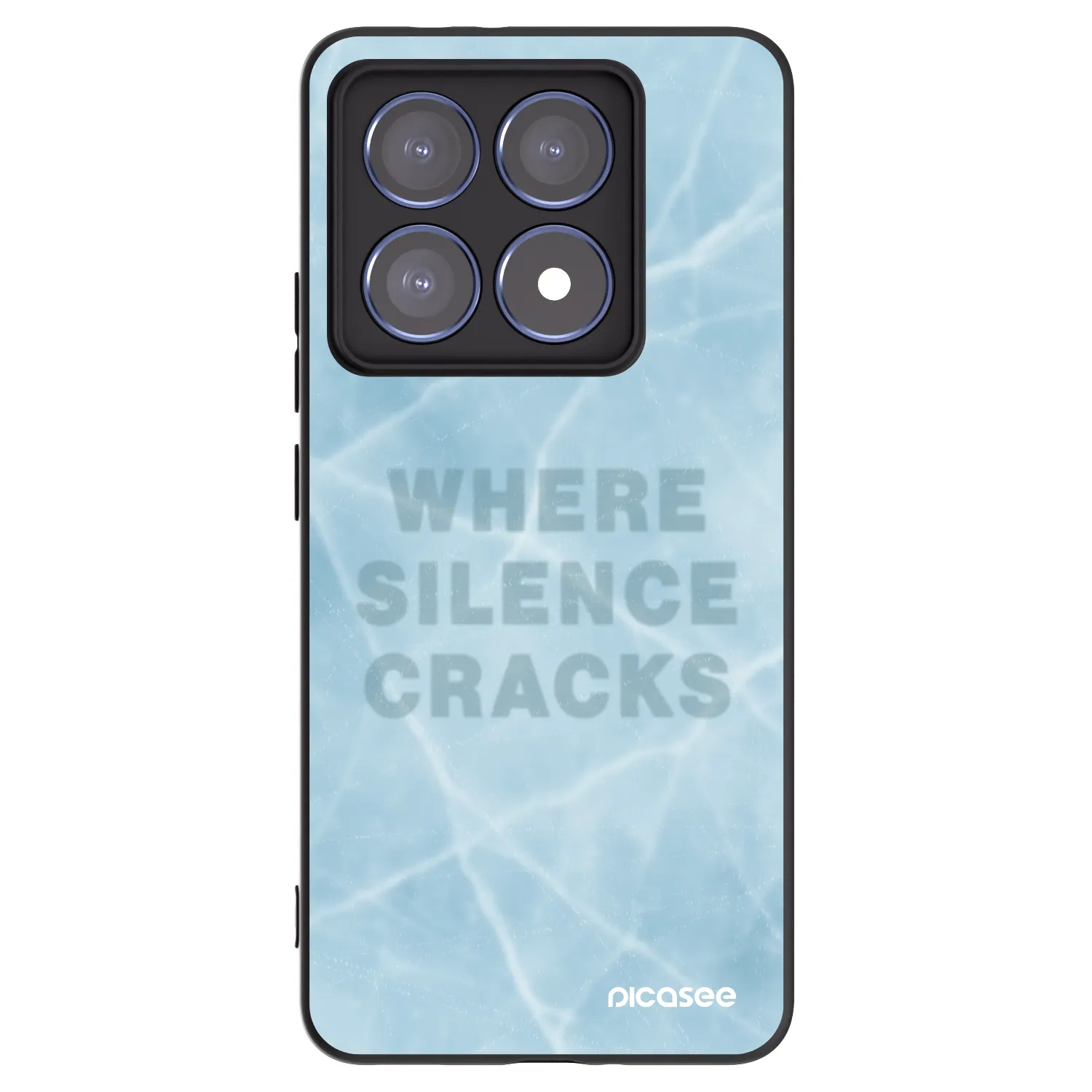 Picasee silikónový čierny obal pre Xiaomi 14T Pro - SILENCE