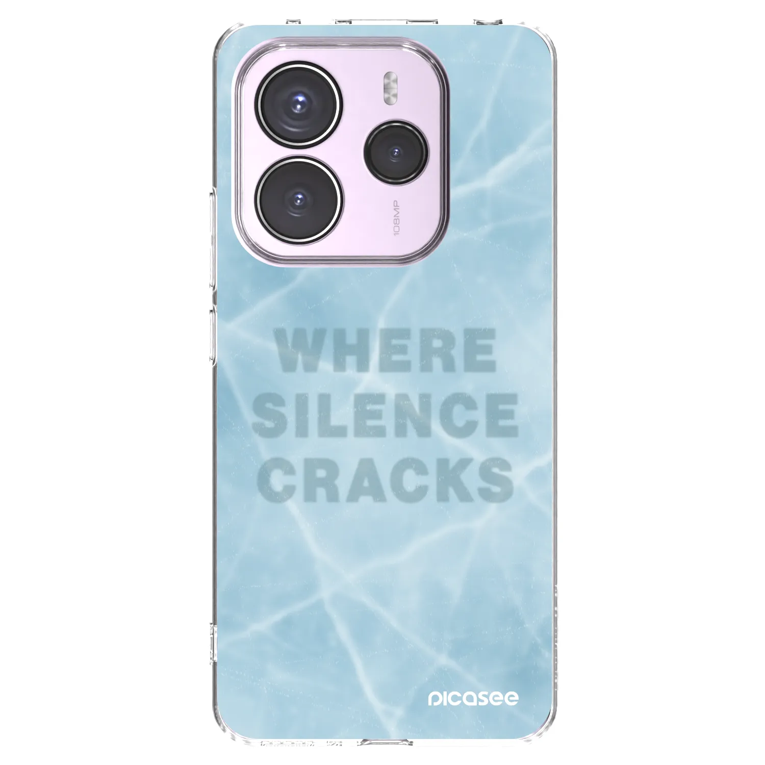 Silikónový prehľadný obal pre Xiaomi Redmi Note 14 5G - SILENCE