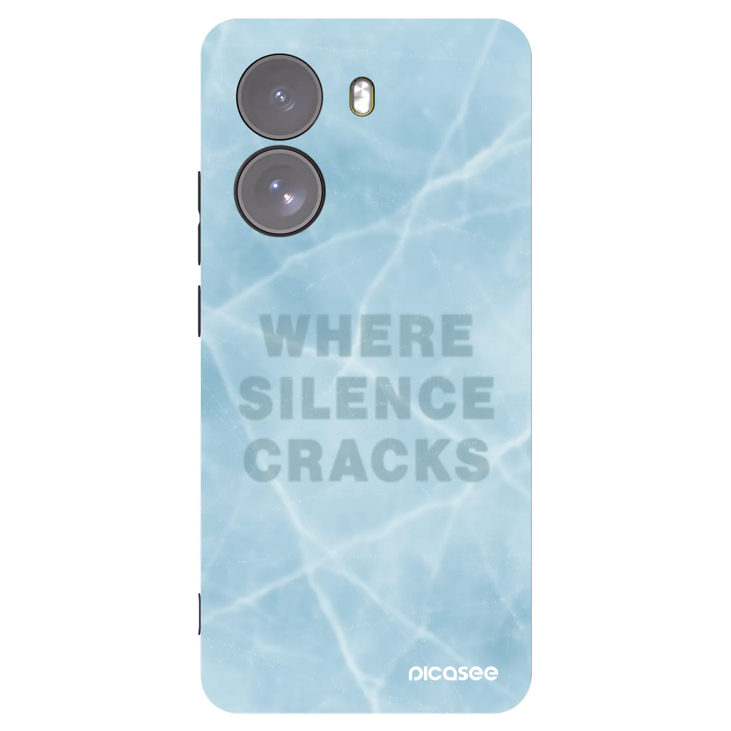Picasee silikónový čierny obal pre Xiaomi Poco X7 - SILENCE