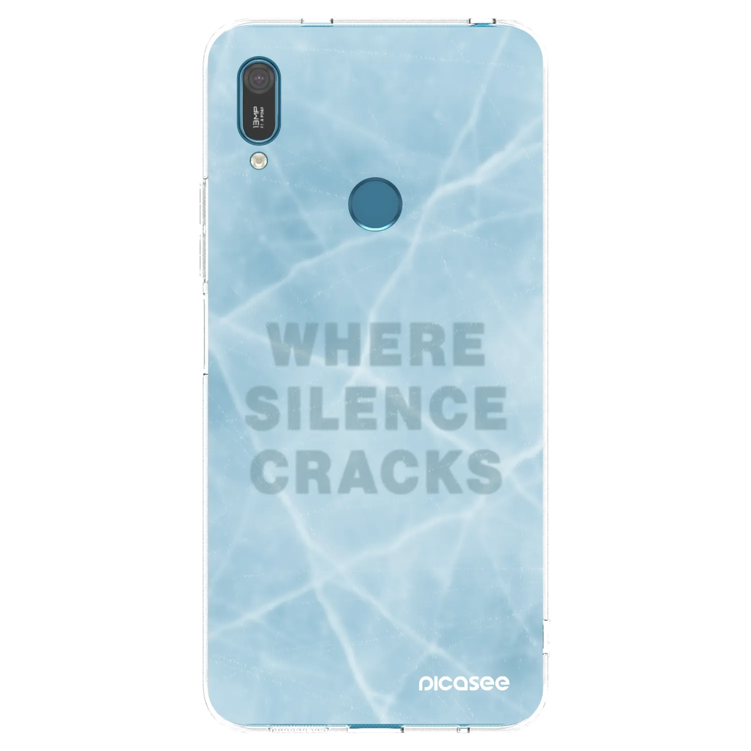 Picasee silikónový prehľadný obal pre Huawei Y7 2019 - SILENCE